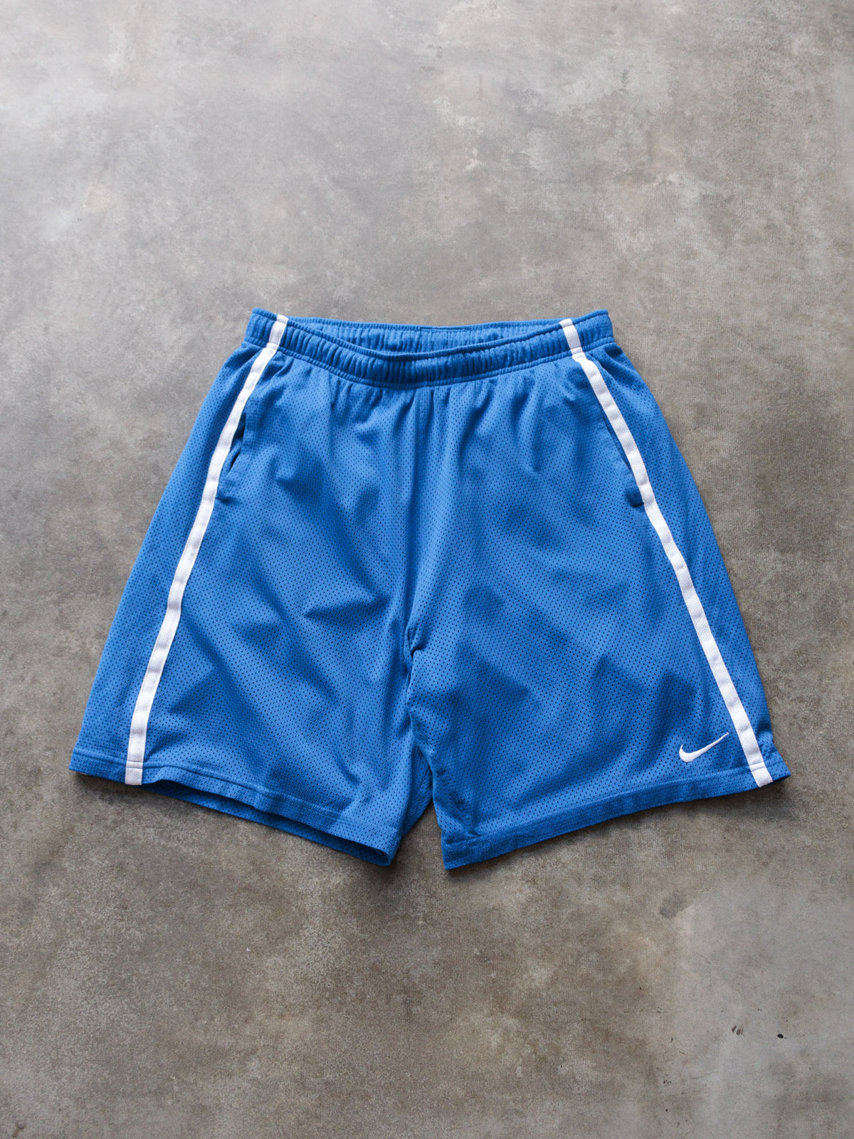 Vintage 00s Blue Nike Mesh Shorts (L)