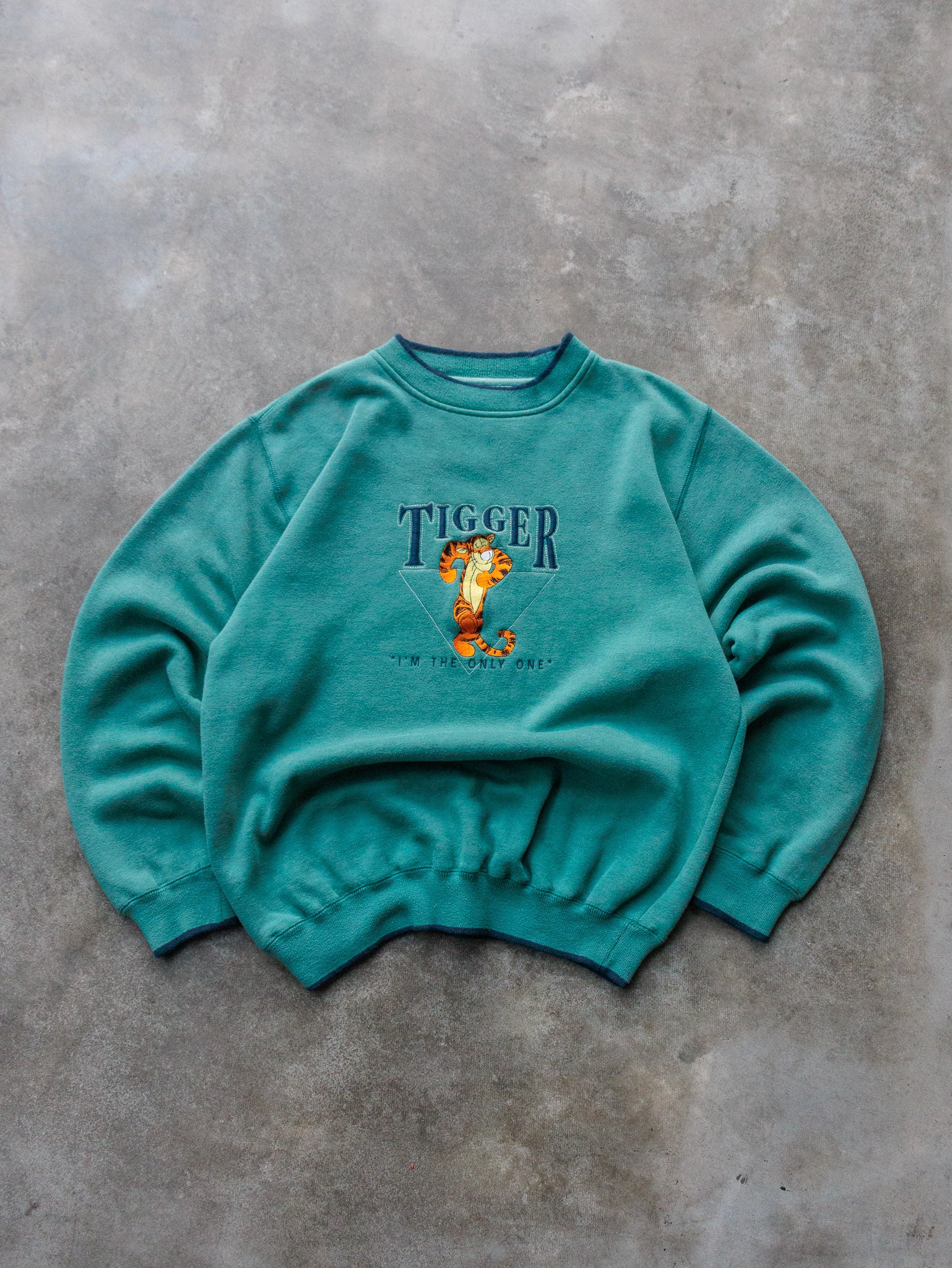 Vintage 90s Green Tigger Sweatshirt (L)
