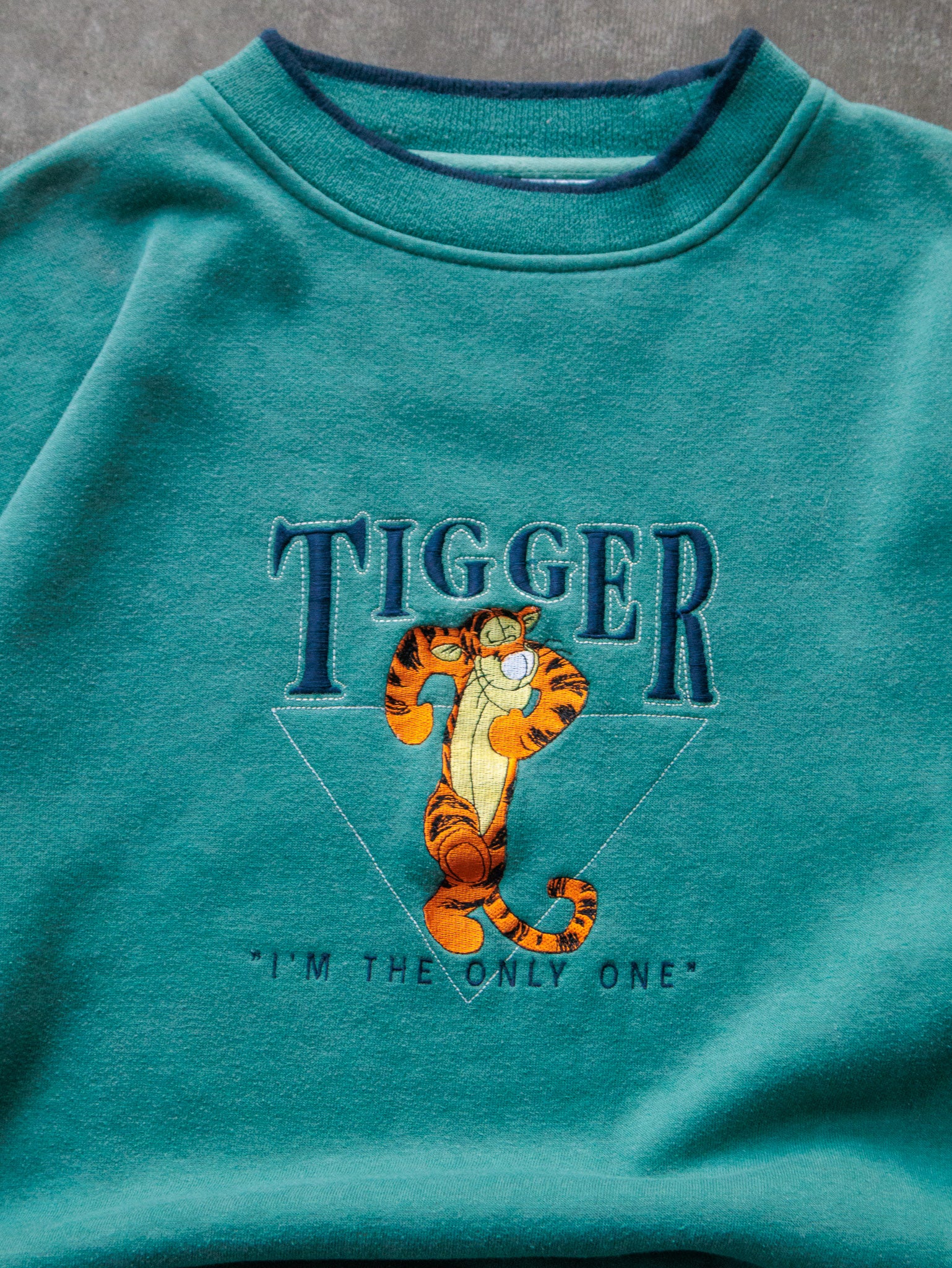 Vintage 90s Green Tigger Sweatshirt (L)