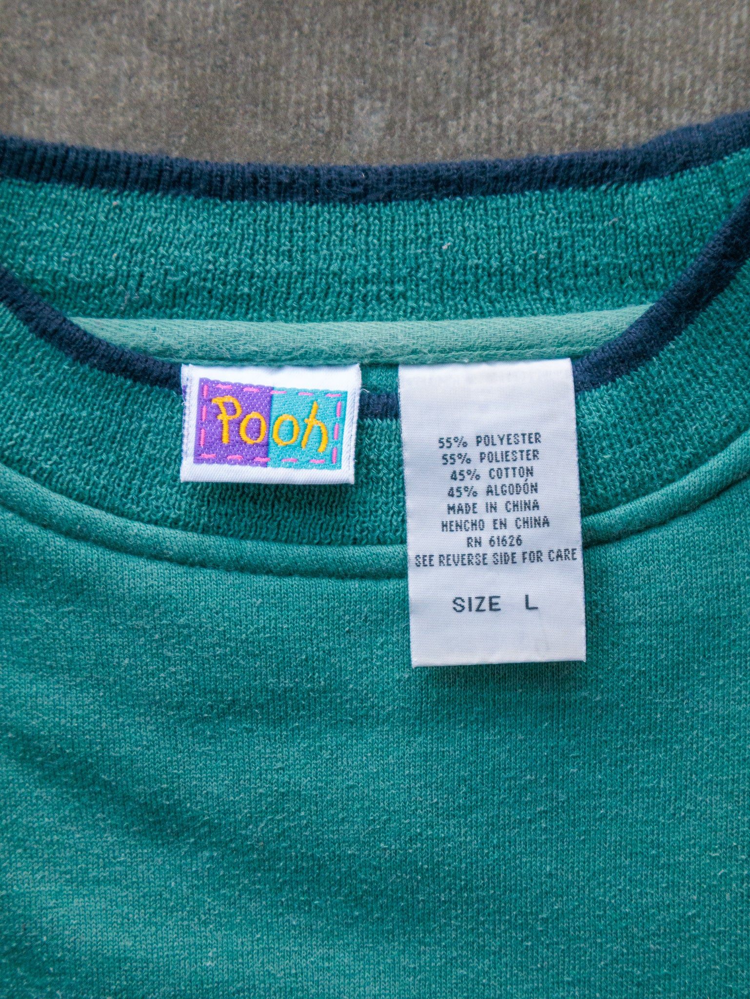 Vintage 90s Green Tigger Sweatshirt (L)
