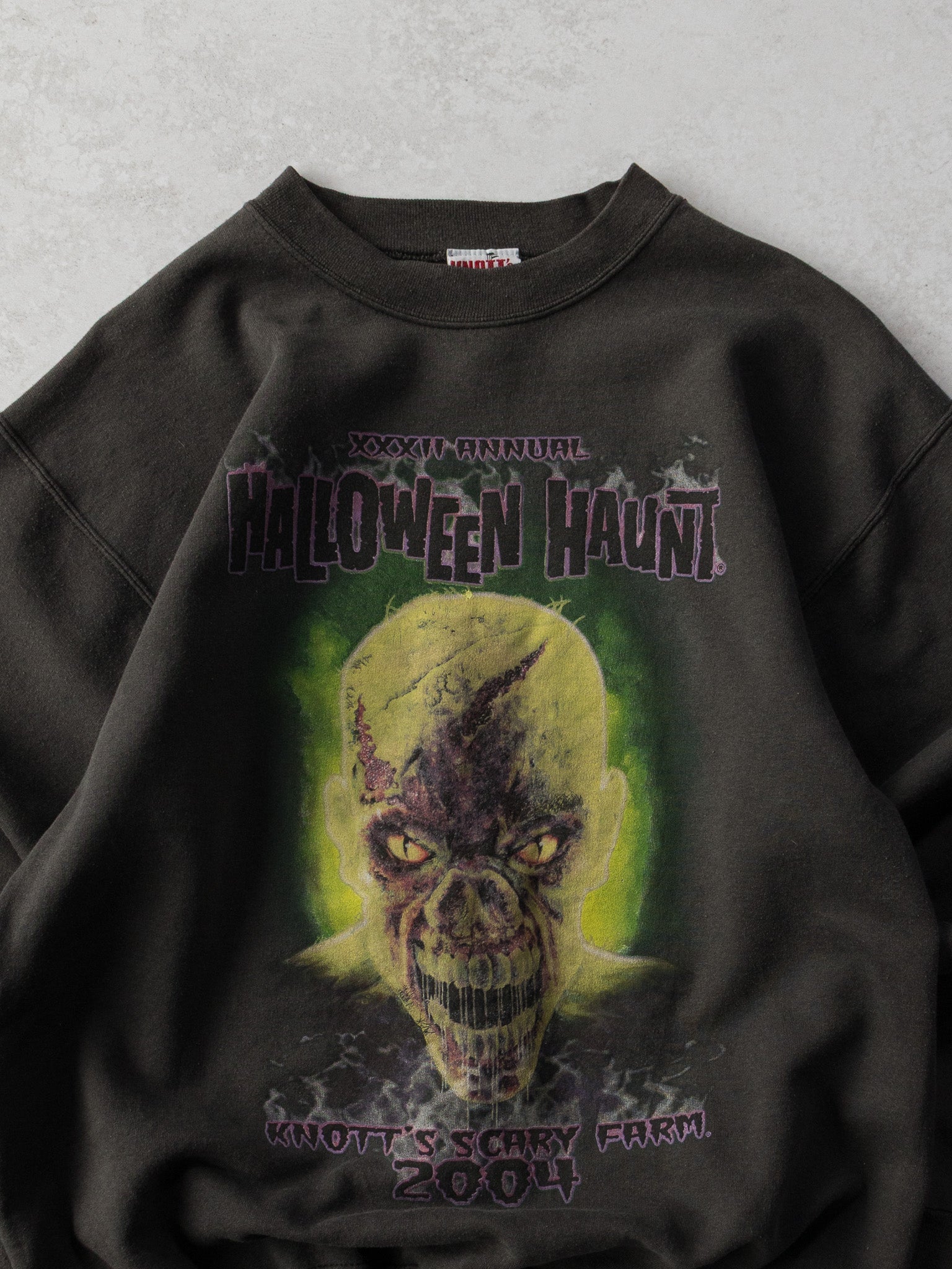Vintage 2004 Knott's Scary Farm Halloween Sweatshirt (M)