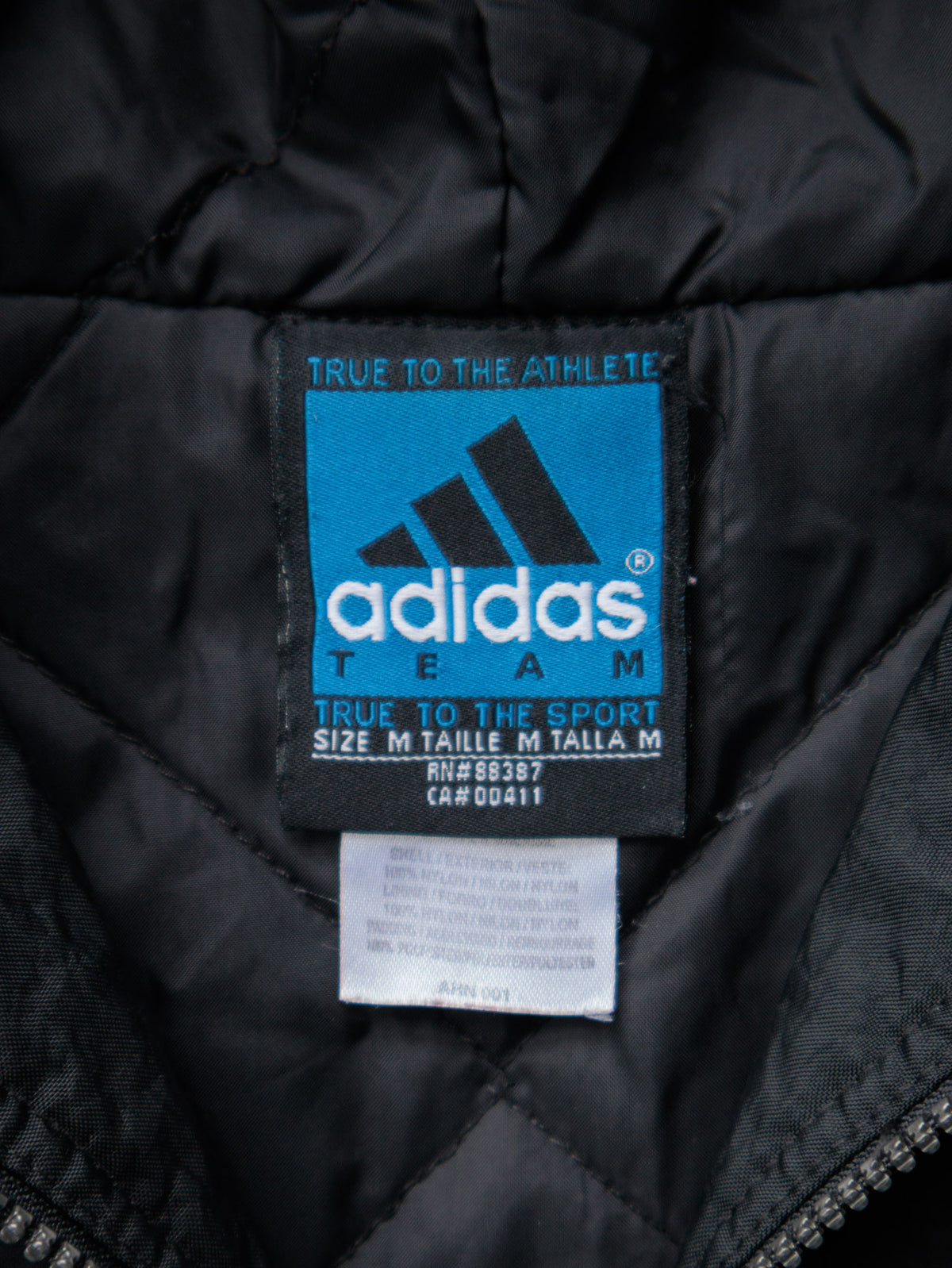 Vintage 90s Black Adidas Jacket (M)
