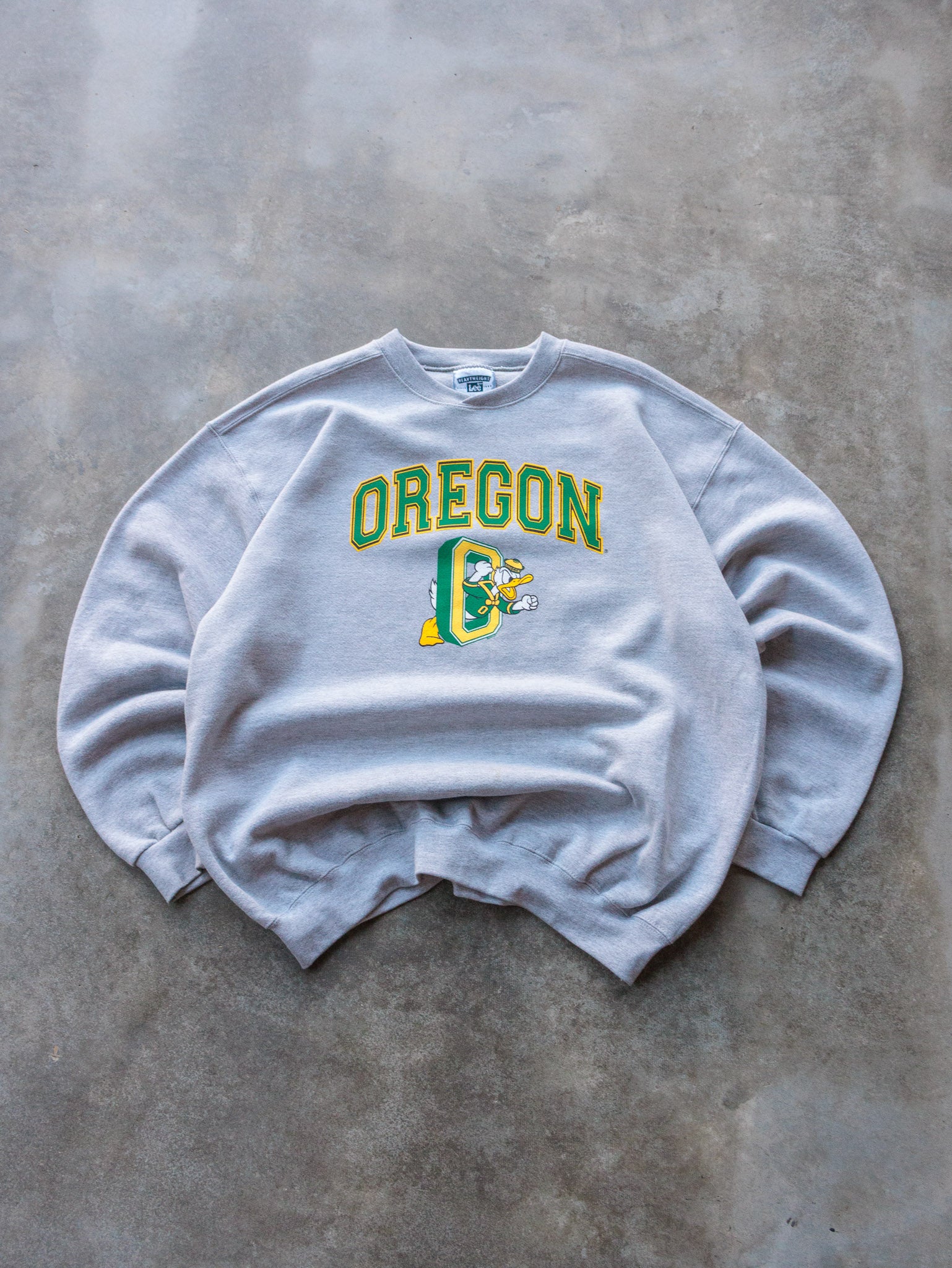 Vintage 00s Grey Oregon Ducks Sweatshirt (XL)