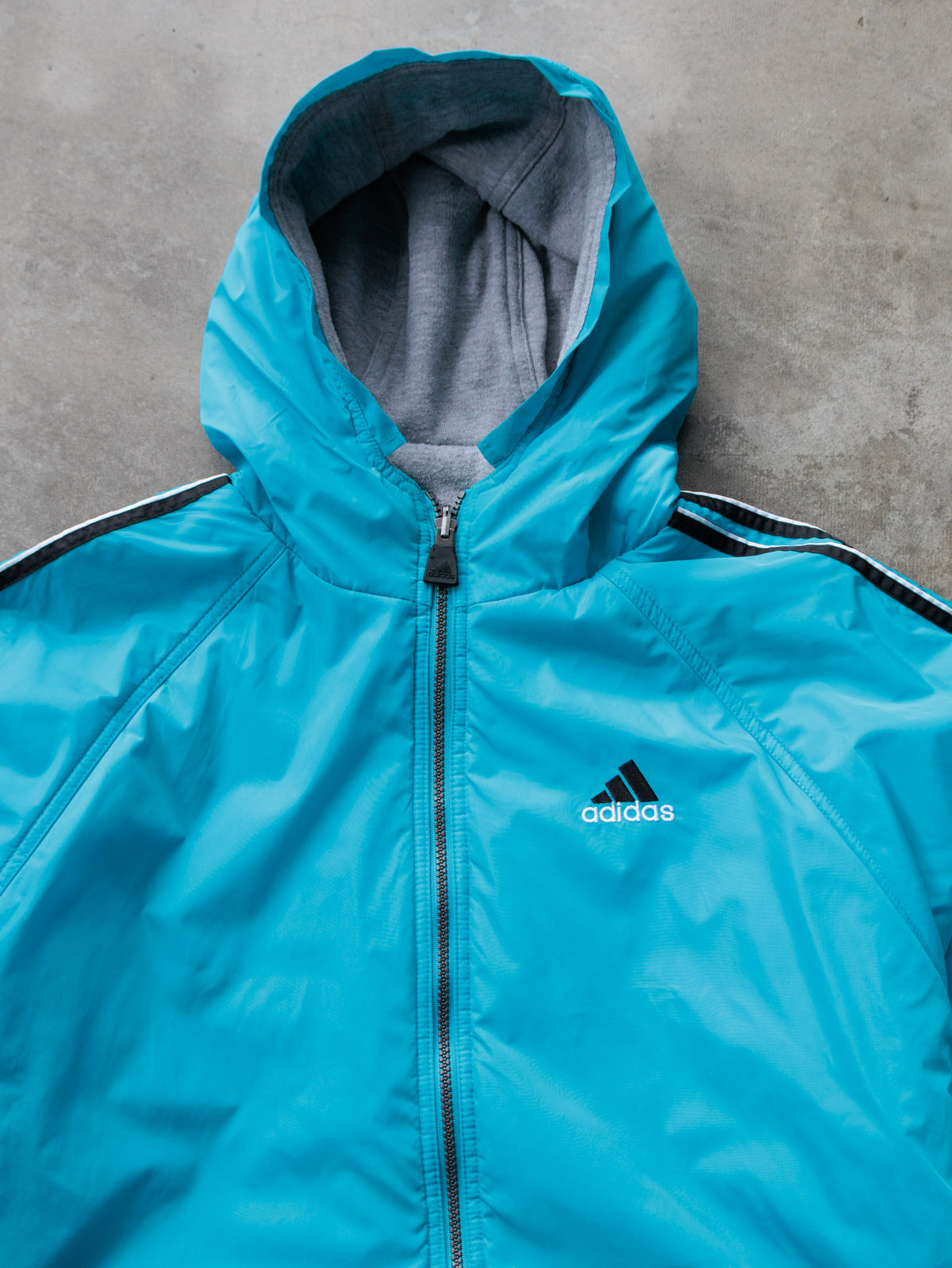 Vintage 00s Blue Adidas Reversible Puffer Jacket (M)