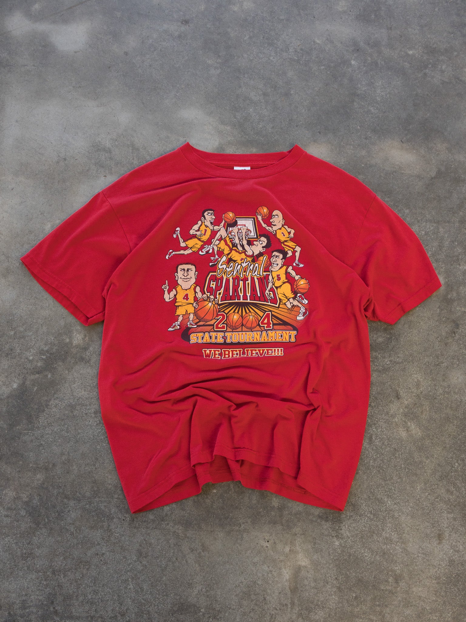 Vintage 2004 Central Spartans Tee (L)