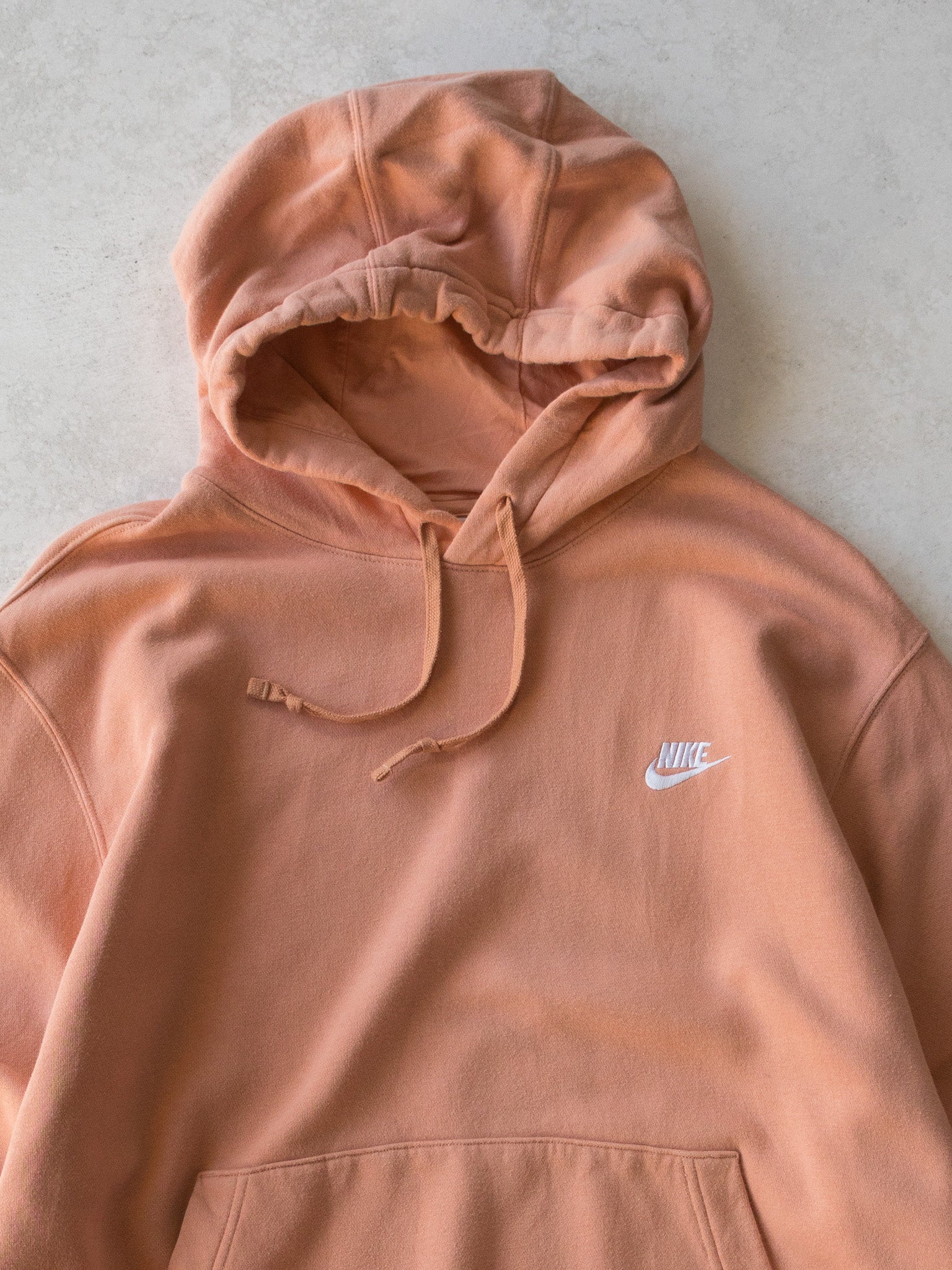 Vintage Nike Logo Peach Hoodie (2XL)
