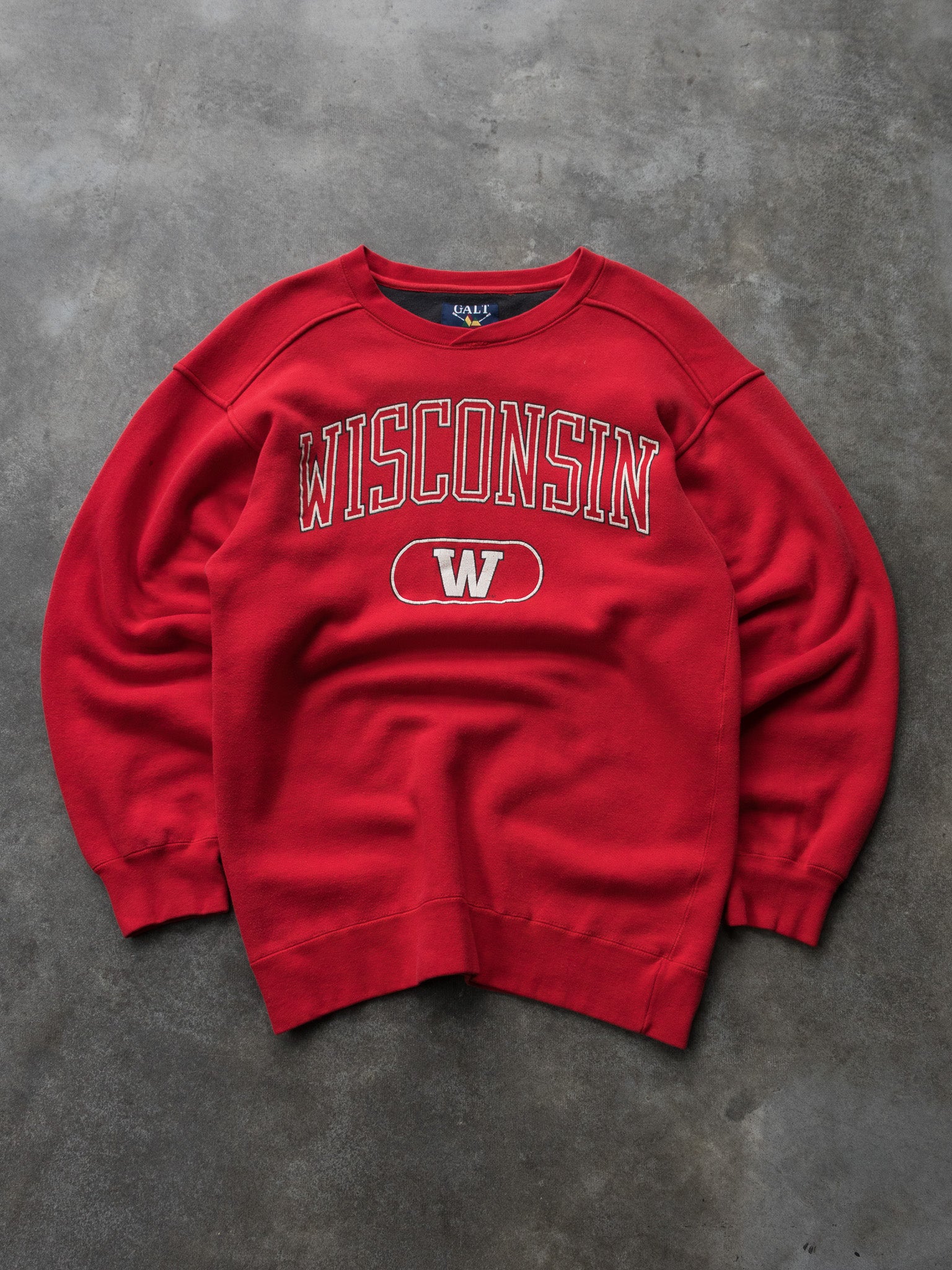 Vintage Red Wisconsin Sweatshirt (S)