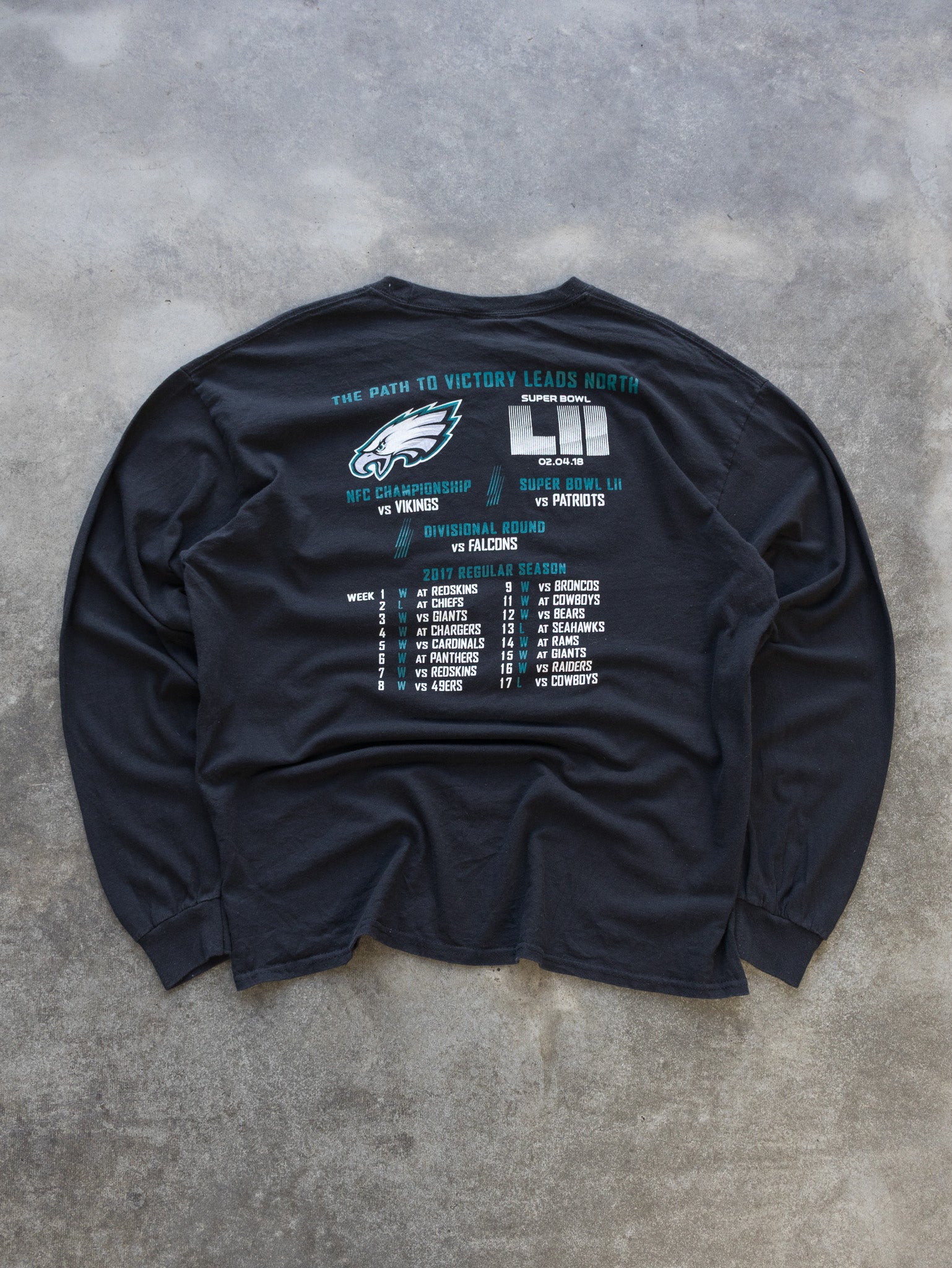 Vintage Philadelphia Eagles Champions Long Sleeve (XL)