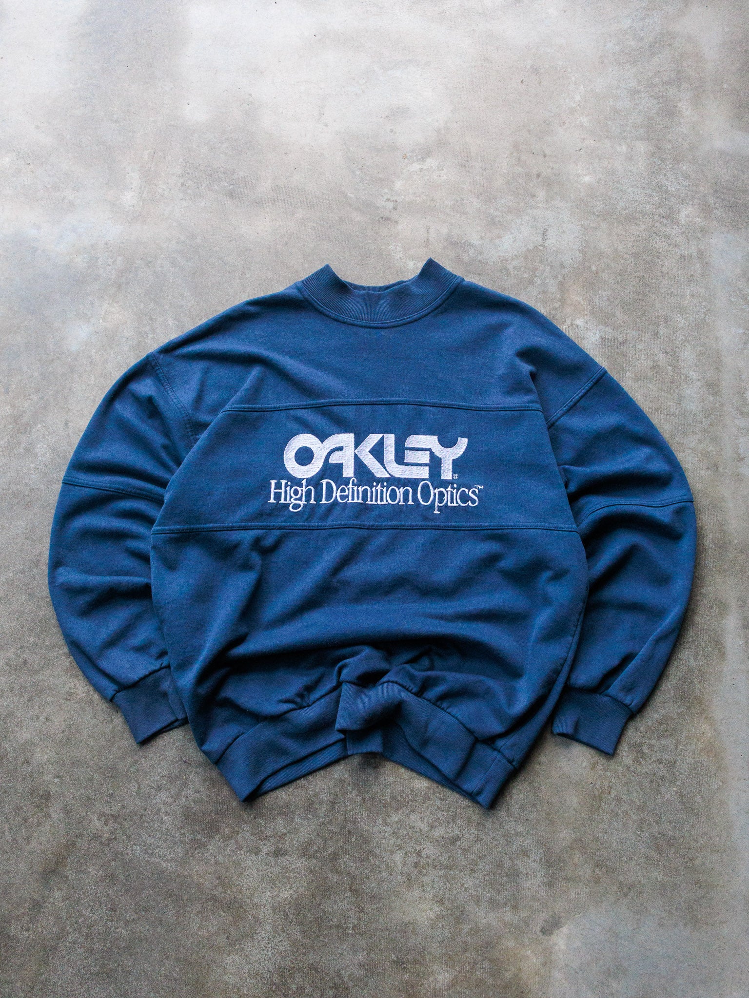 Vintage 90s Navy Oakley Sweatshirt (XL)