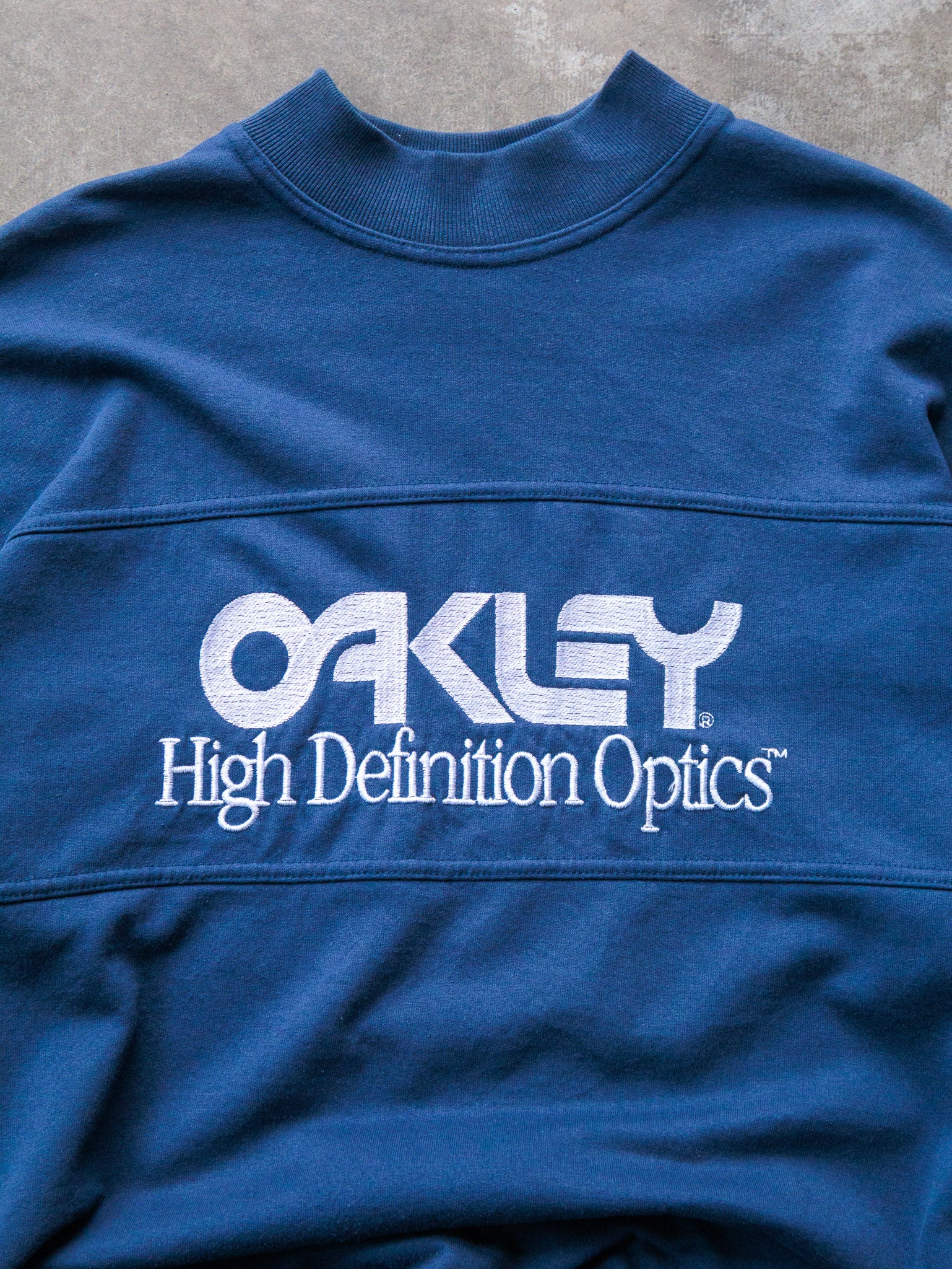 Vintage 90s Navy Oakley Sweatshirt (XL)