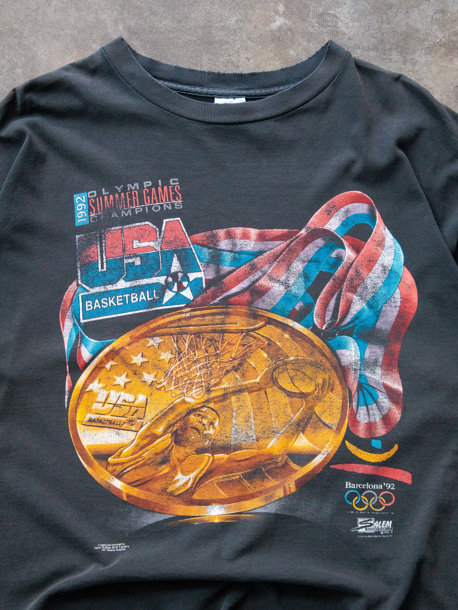 Vintage 1992 Olympic USA Basketball Tee (XL)