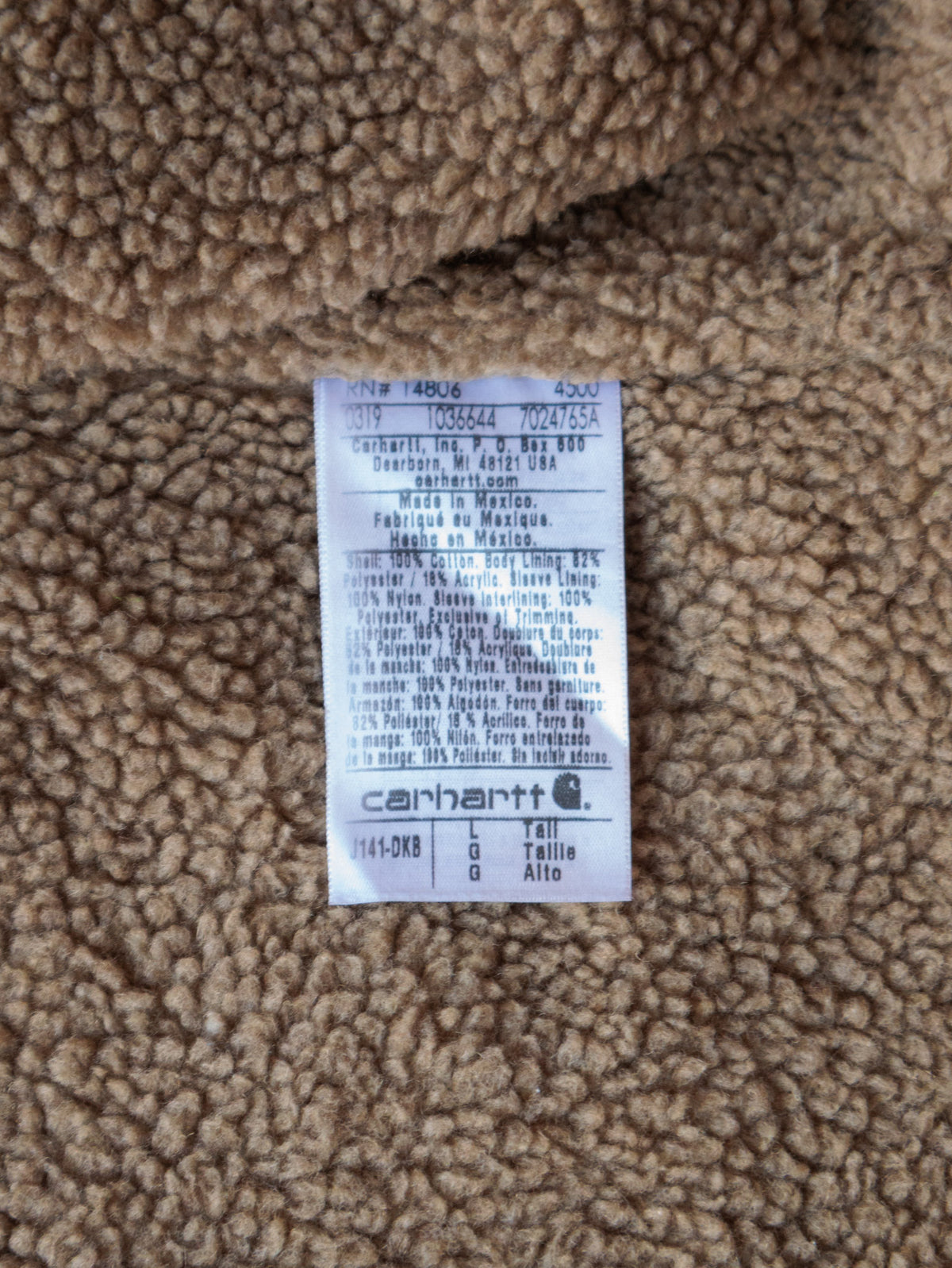 Vintage Carhartt J141 DKB 'Dark Brown' Sierra Jacket (L)