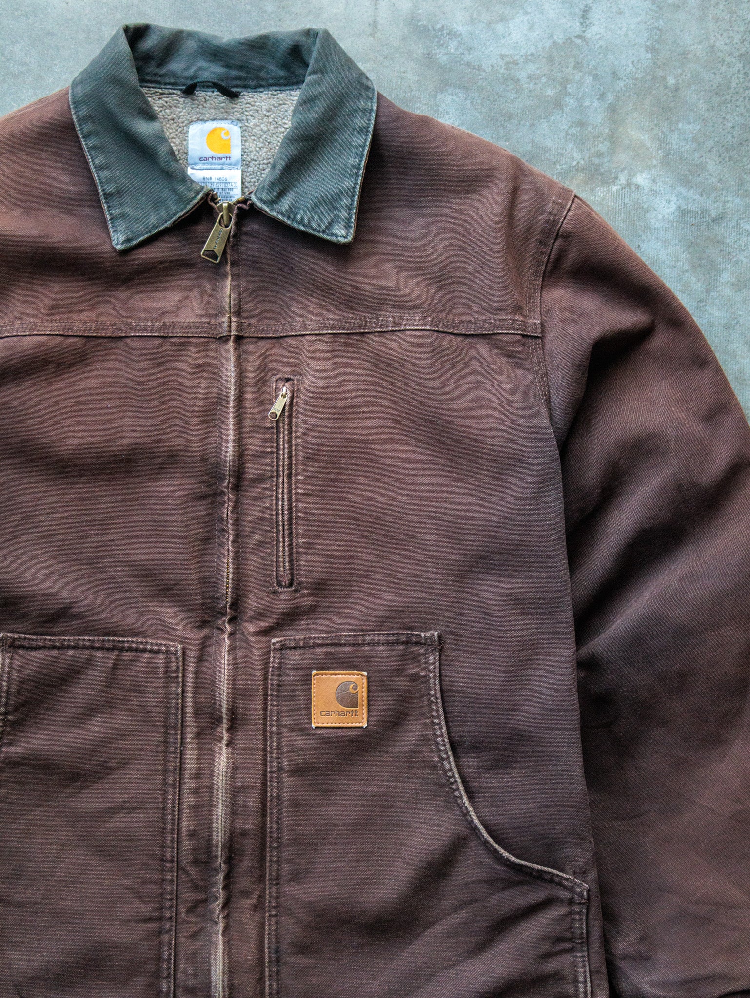 Vintage 00s Brown Carhartt Sandstone Ridge Coat Jacket (L)