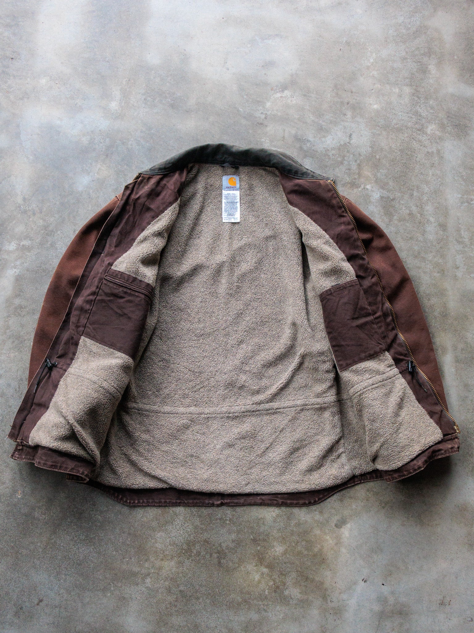 Vintage 00s Brown Carhartt Sandstone Ridge Coat Jacket (L)