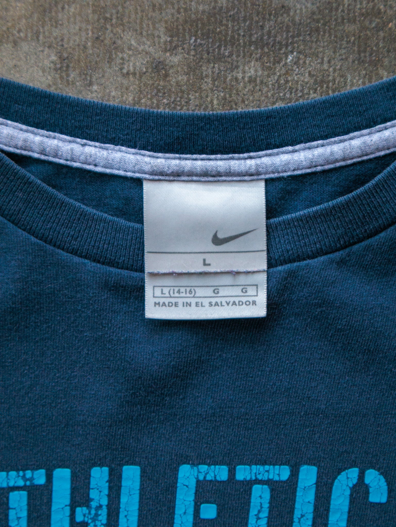 Vintage 00s Teal Nike Athletics Tee (14-16Y)