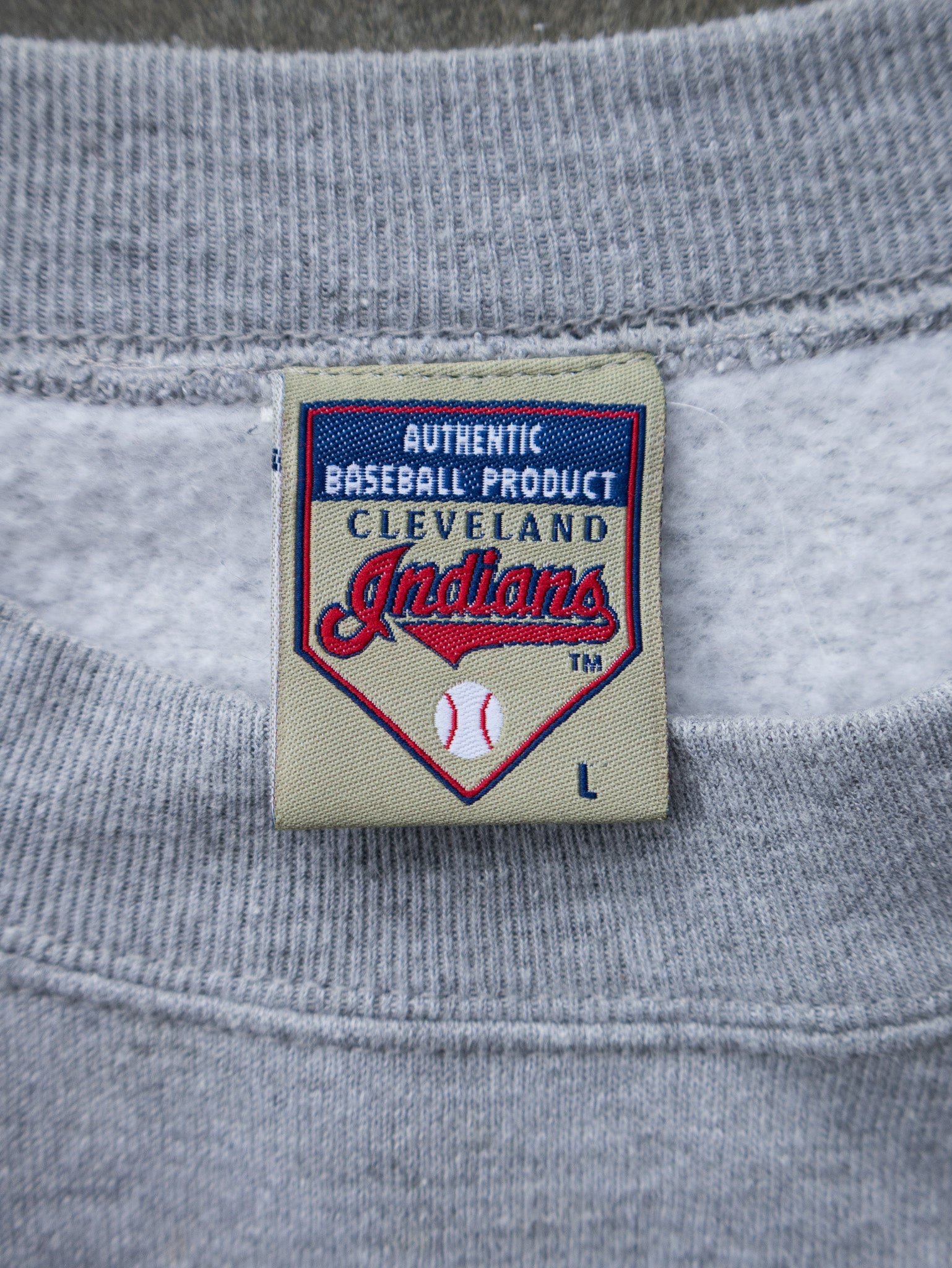 Vintage 2001 Cleveland Indians MLB 100th Anniversary Sweatshirt (L)