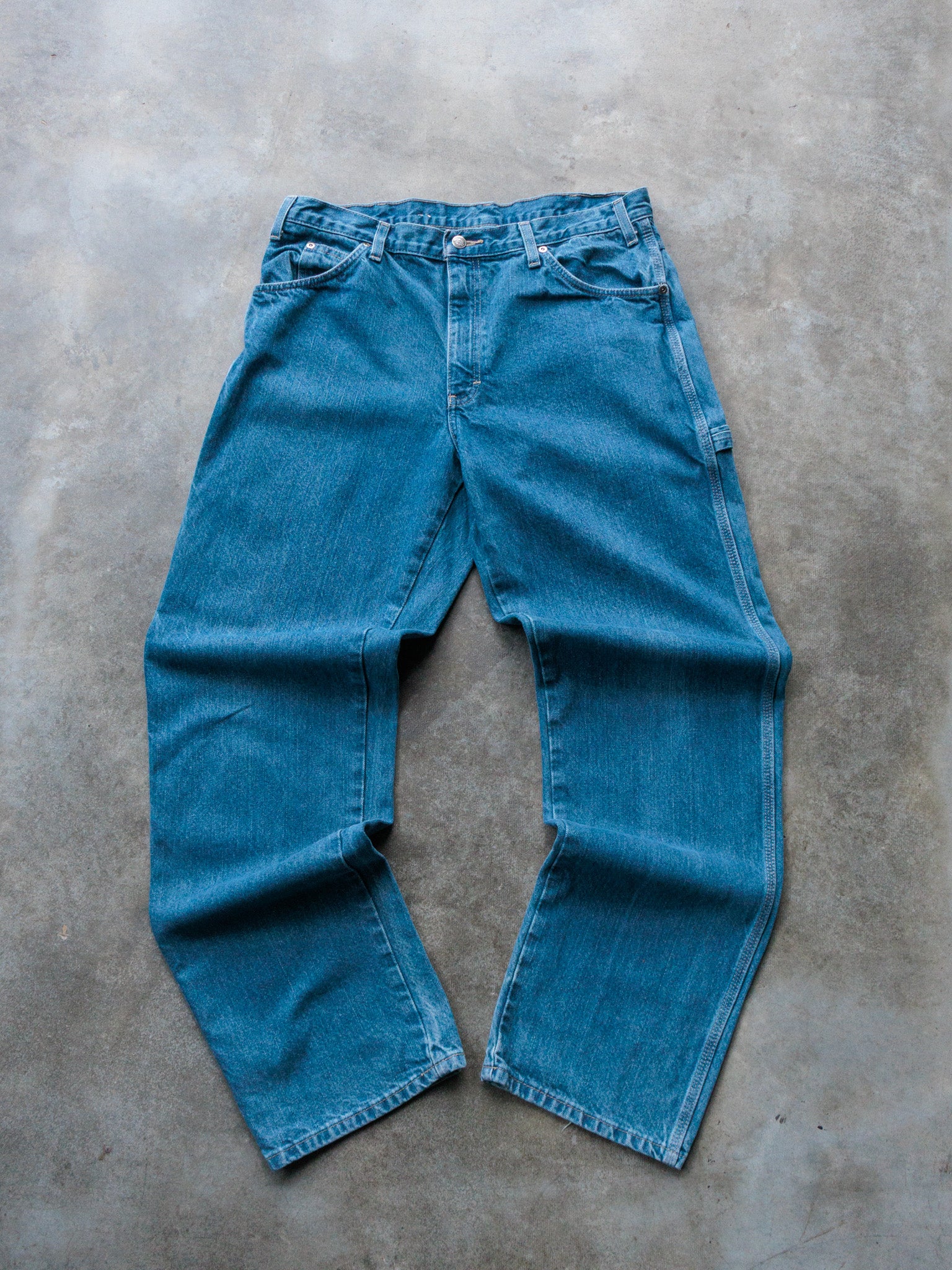 Blue Dickies Carpenter Jeans (W34)