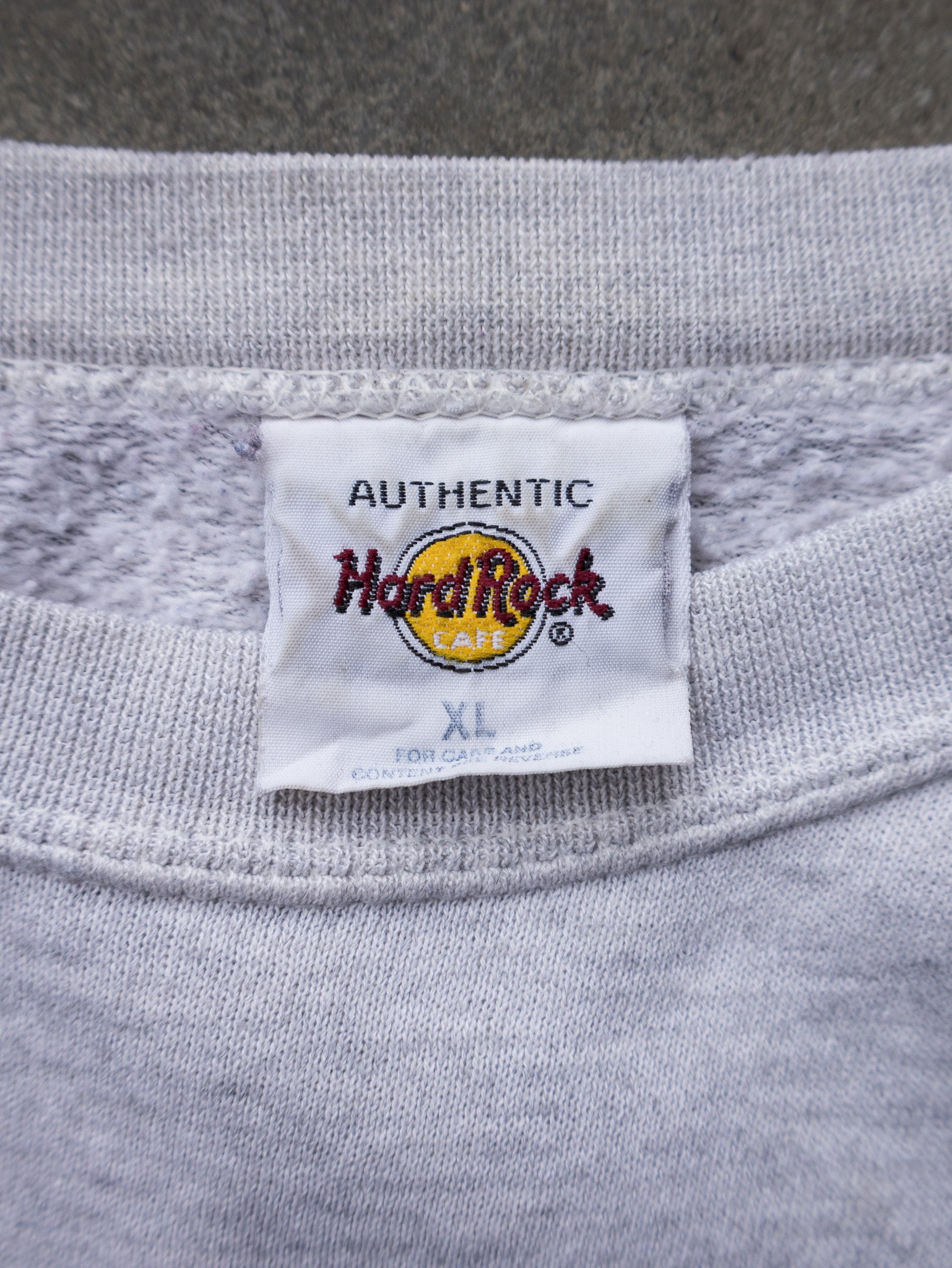 Vintage 90s Grey Hard Rock Cafe Orlando Sweatshirt (XL)