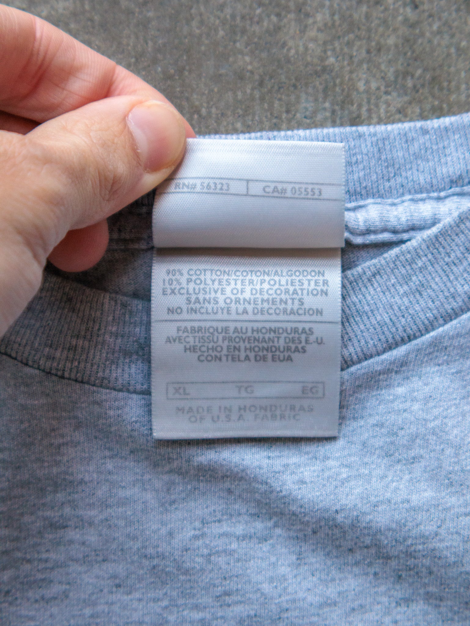Vintage 00s Grey Nike Swoosh Tee (XL)