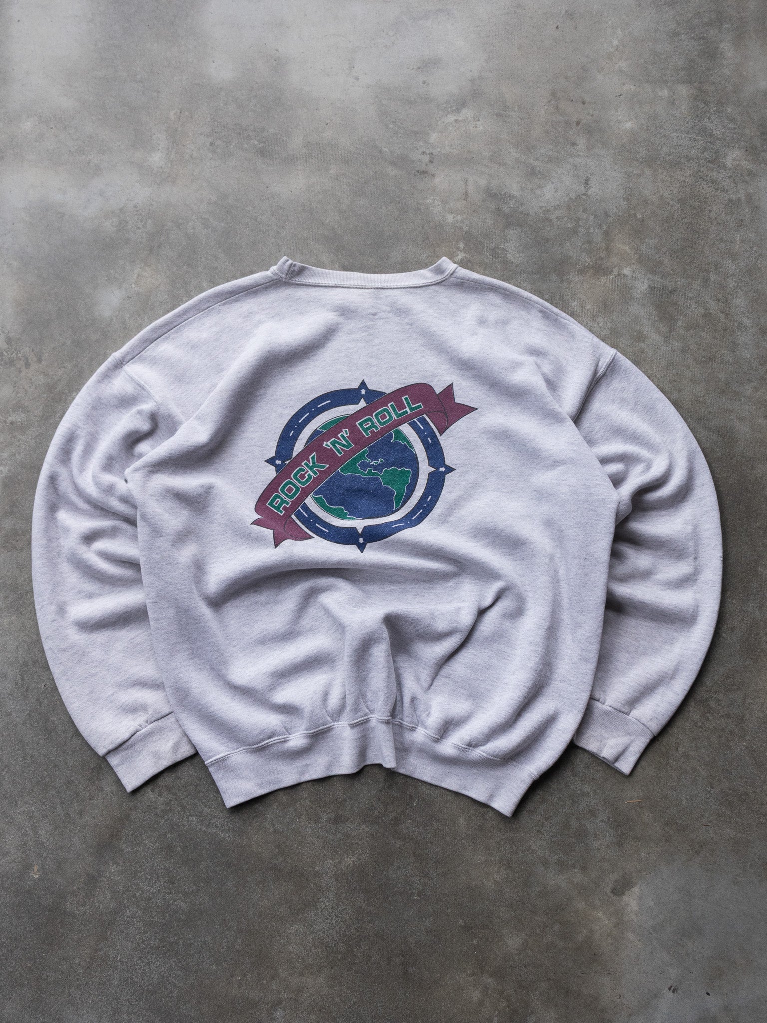 Vintage 90s Grey Hard Rock Cafe Orlando Sweatshirt (XL)