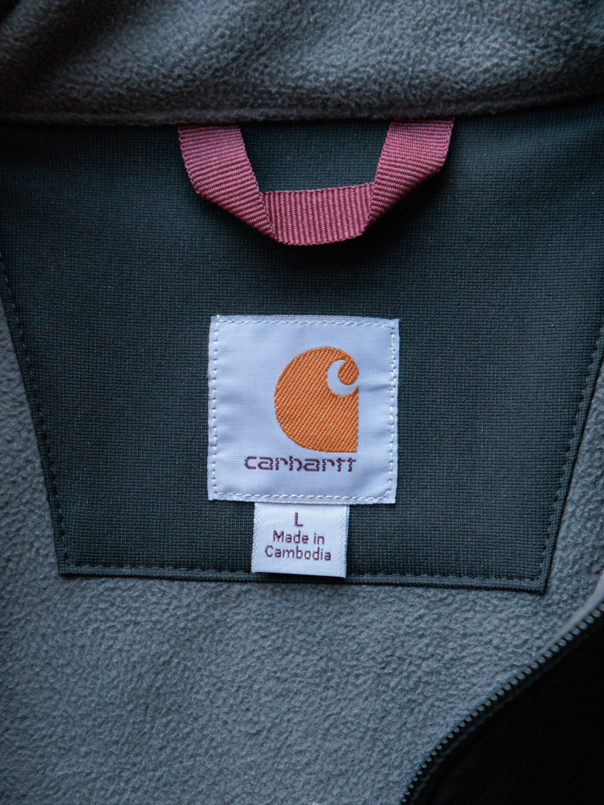 Vintage Black Carhartt Softshell Jacket (L)