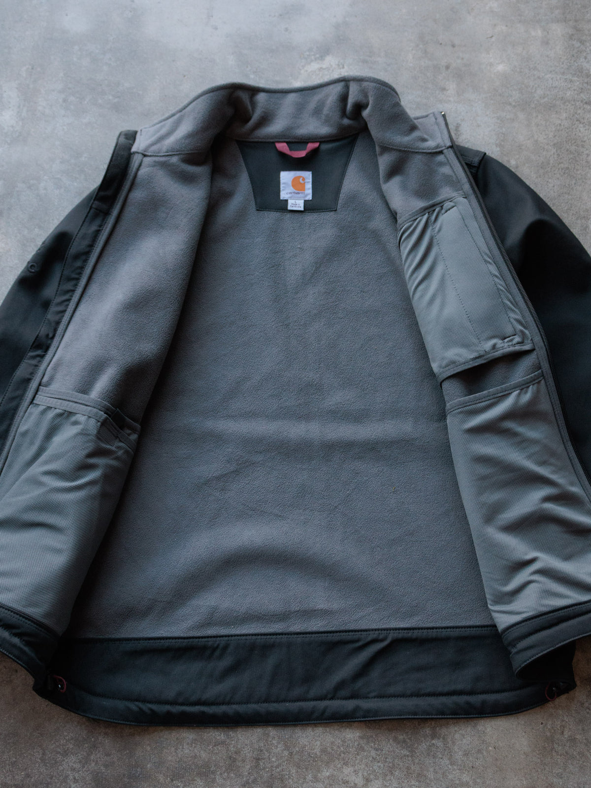 Vintage Black Carhartt Softshell Jacket (L)