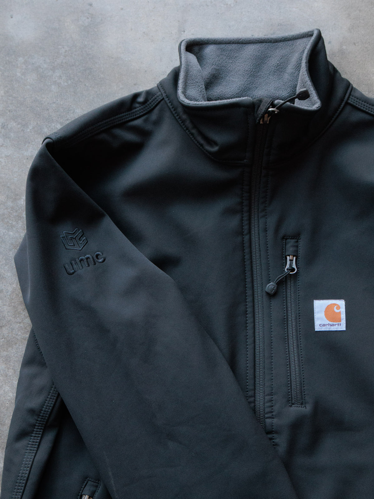 Vintage Black Carhartt Softshell Jacket (L)