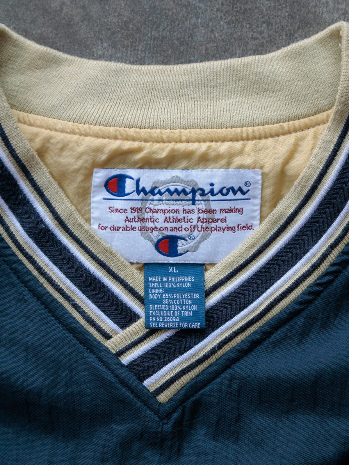 Vintage 90s Navy Champion Pittsburgh Panthers Pullover Jacket (XL)