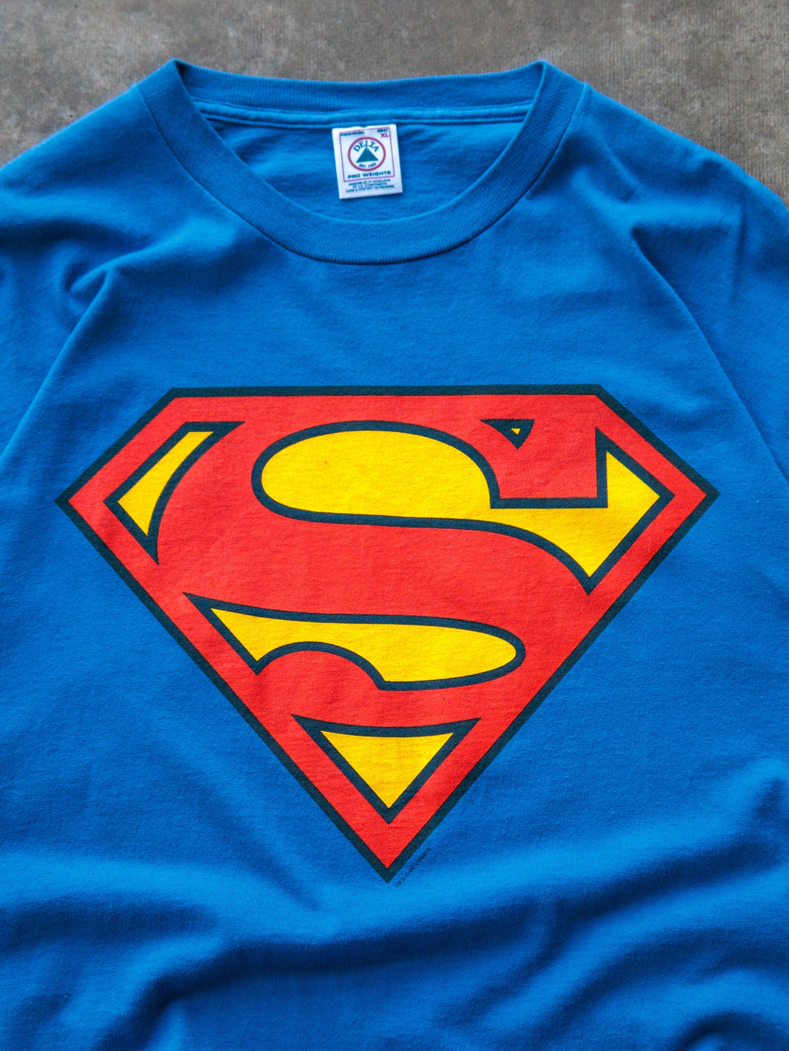 Vintage 00s Blue Superman Tee (XL)