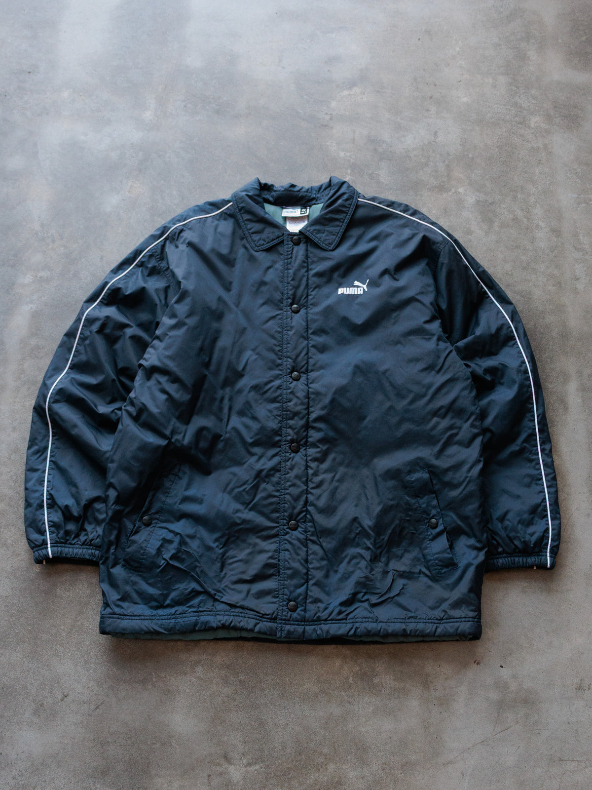 Vintage 90s Navy Puma Jacket (XL)