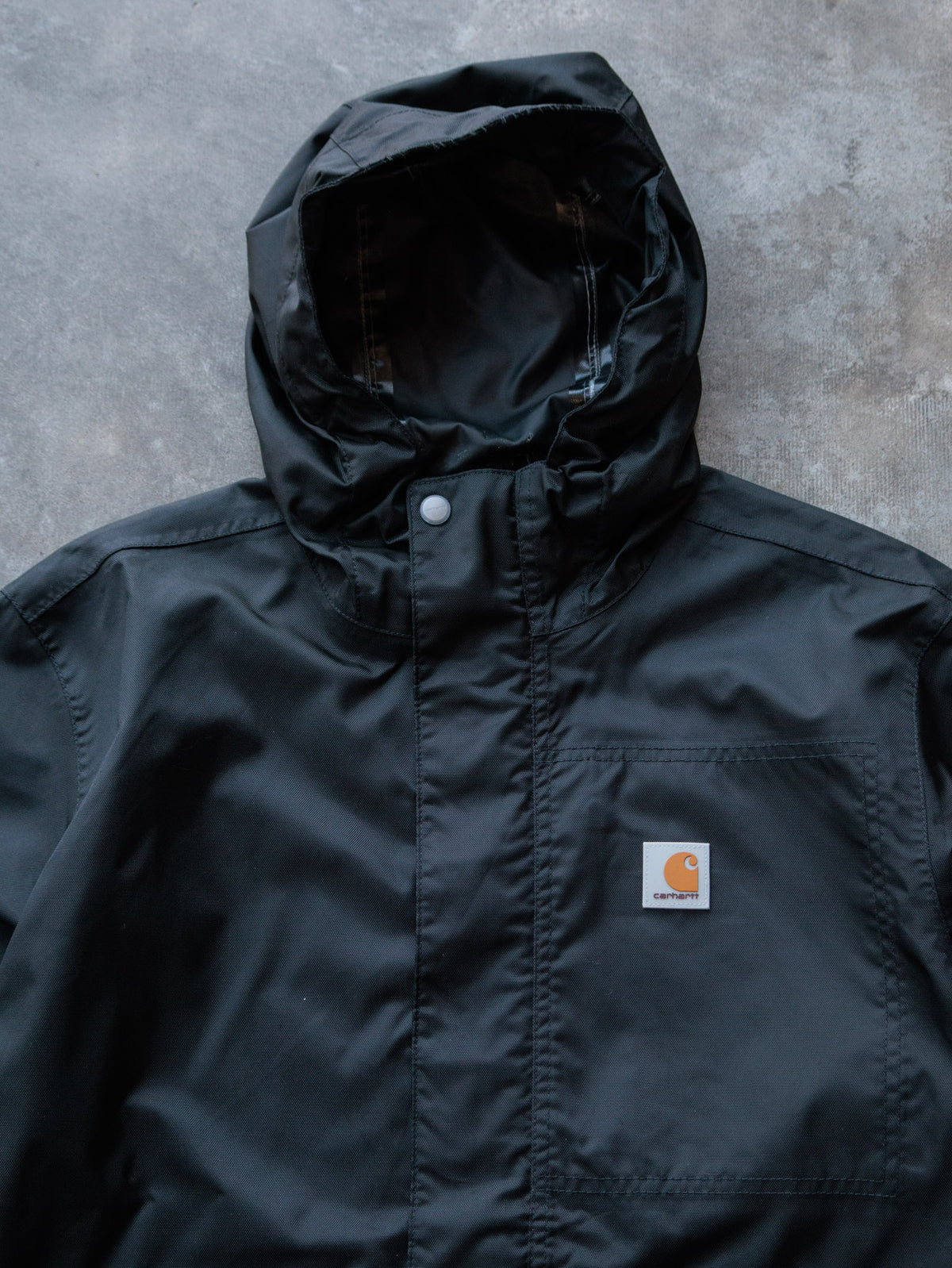 Vintage Black Carhartt Windbreaker (S)