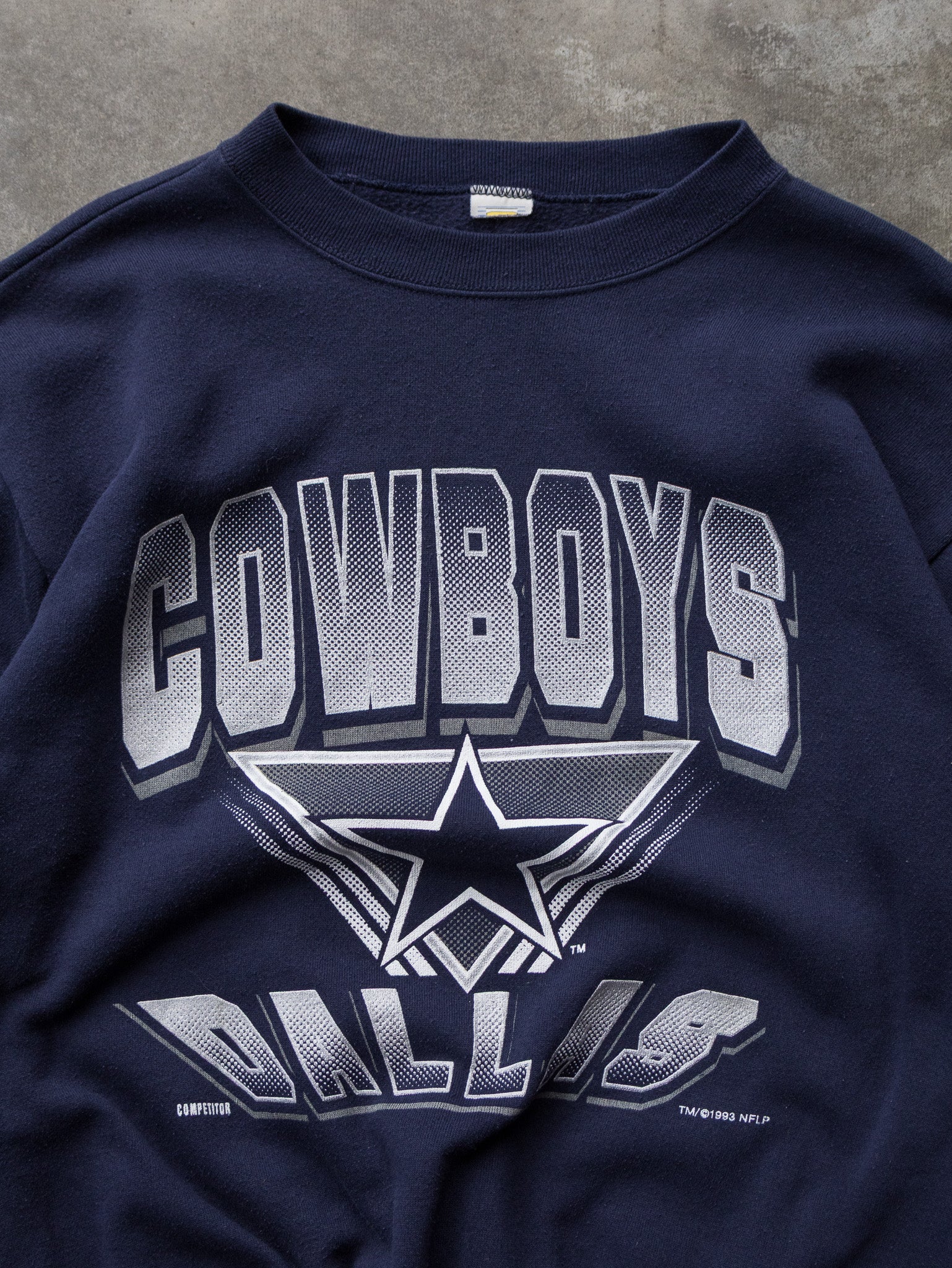 Vintage 1993 Navy Dallas Cowboys Sweatshirt (L)