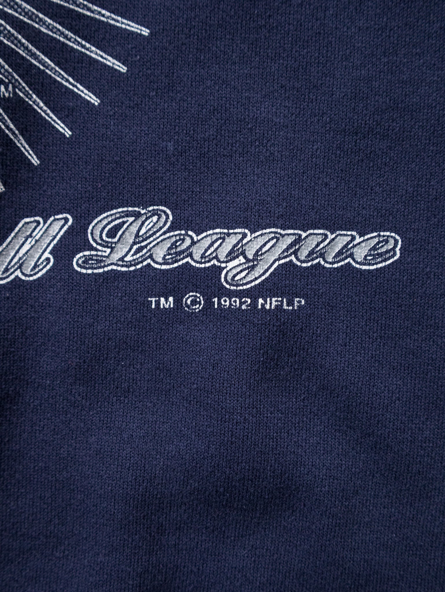 Vintage 1992 Navy Dallas Cowboys Sweatshirt (2XL)