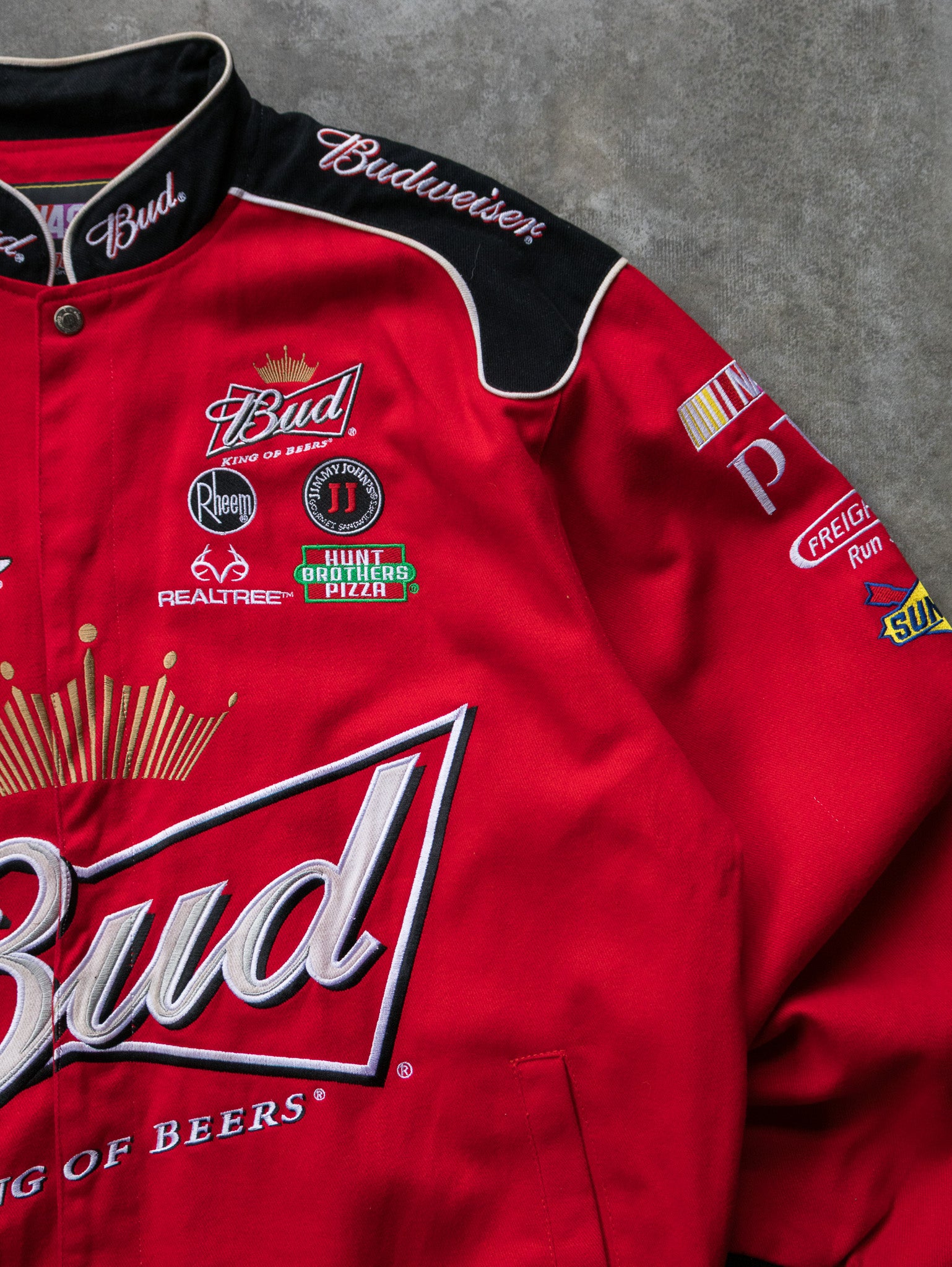 Vintage Kevin Harvick Budweiser NASCAR Jacket (XL)