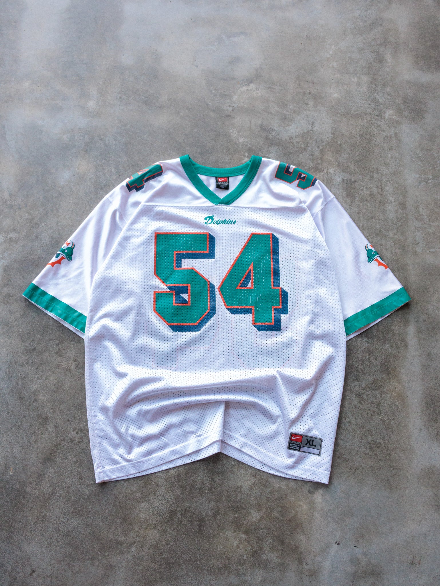 Vintage 00s Nike Miami Dolphins Zach Thomas NFL Jersey (XL)
