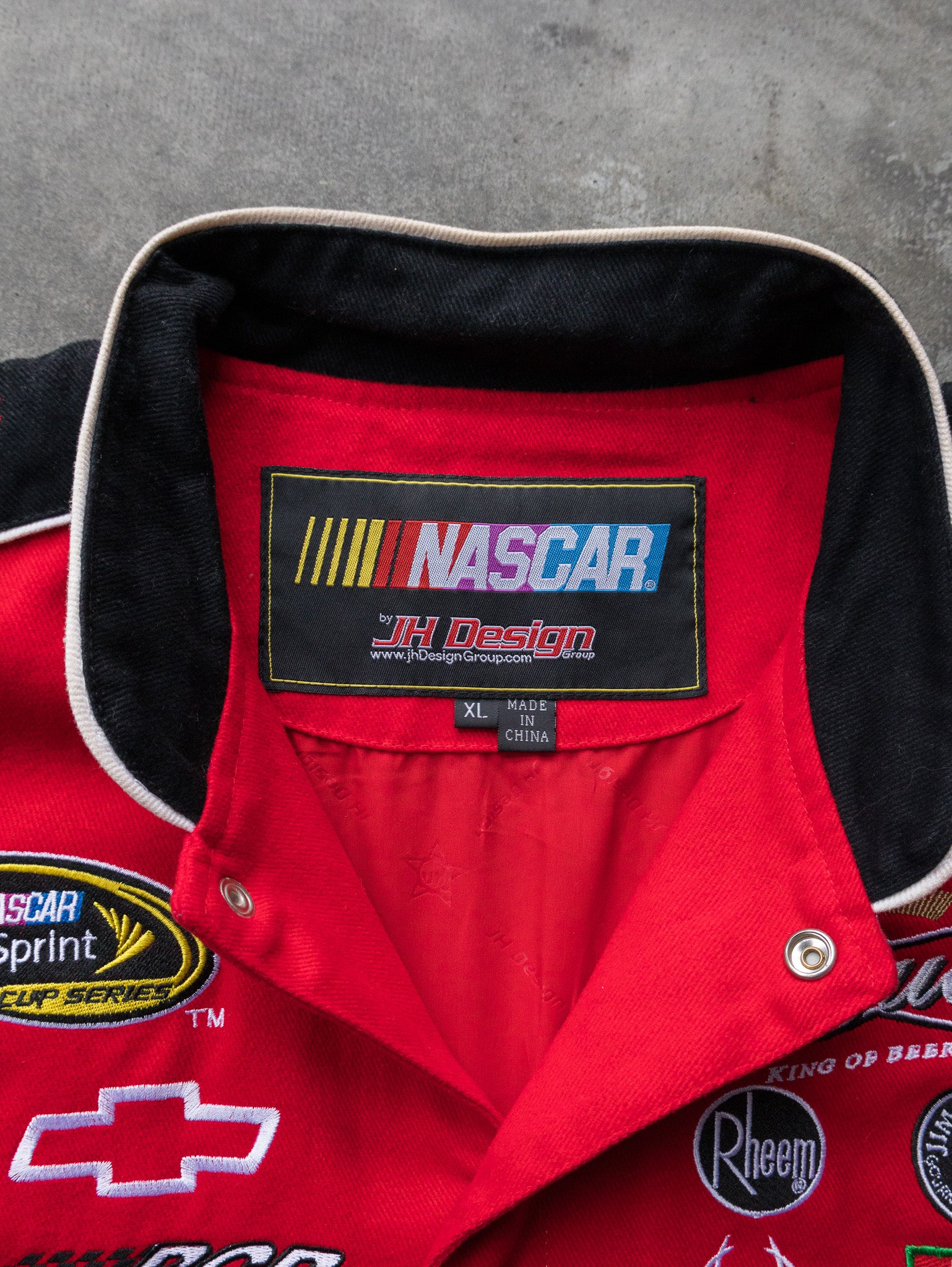 Vintage Kevin Harvick Budweiser NASCAR Jacket (XL)