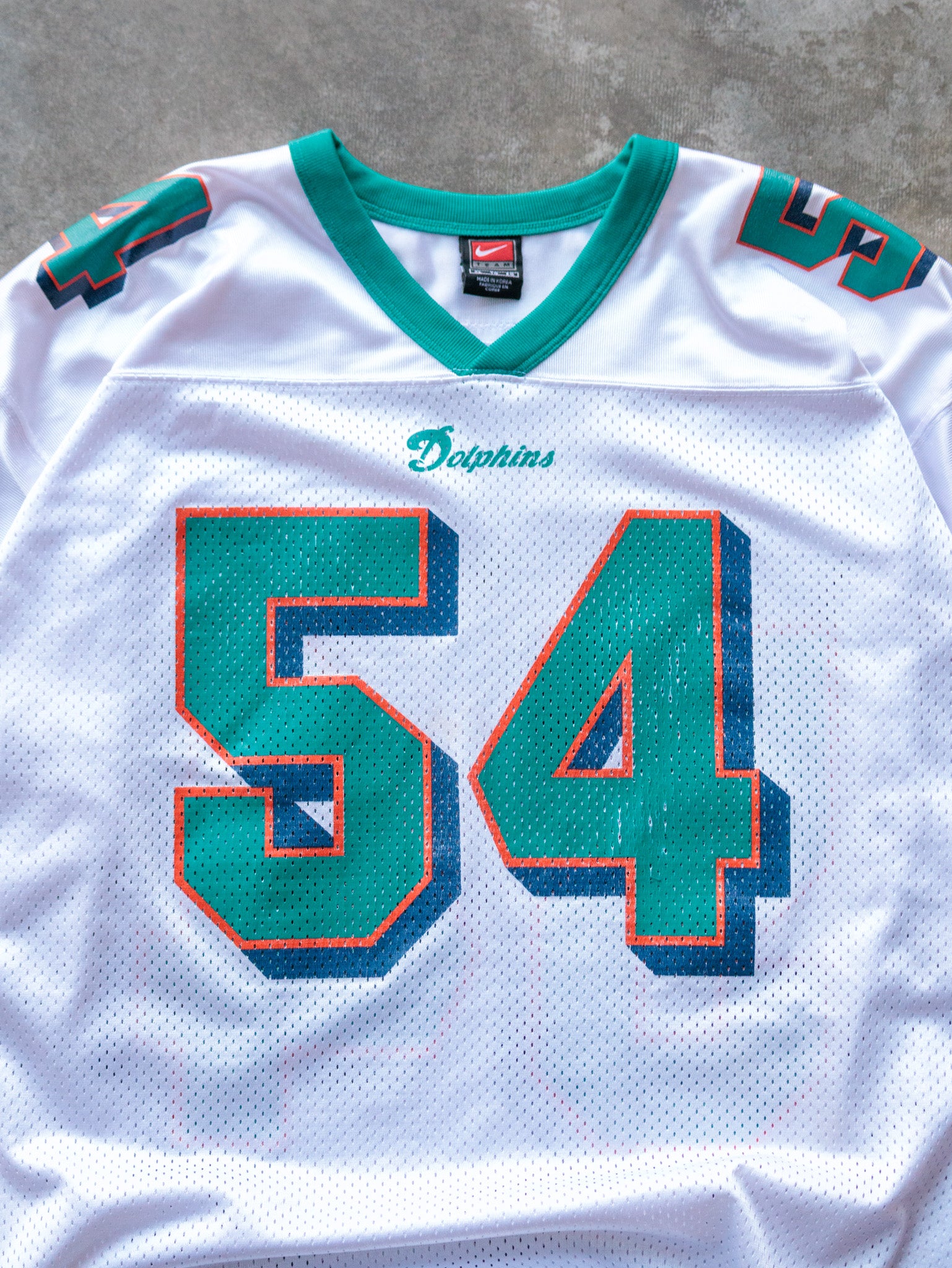 Vintage 00s Nike Miami Dolphins Zach Thomas NFL Jersey (XL)