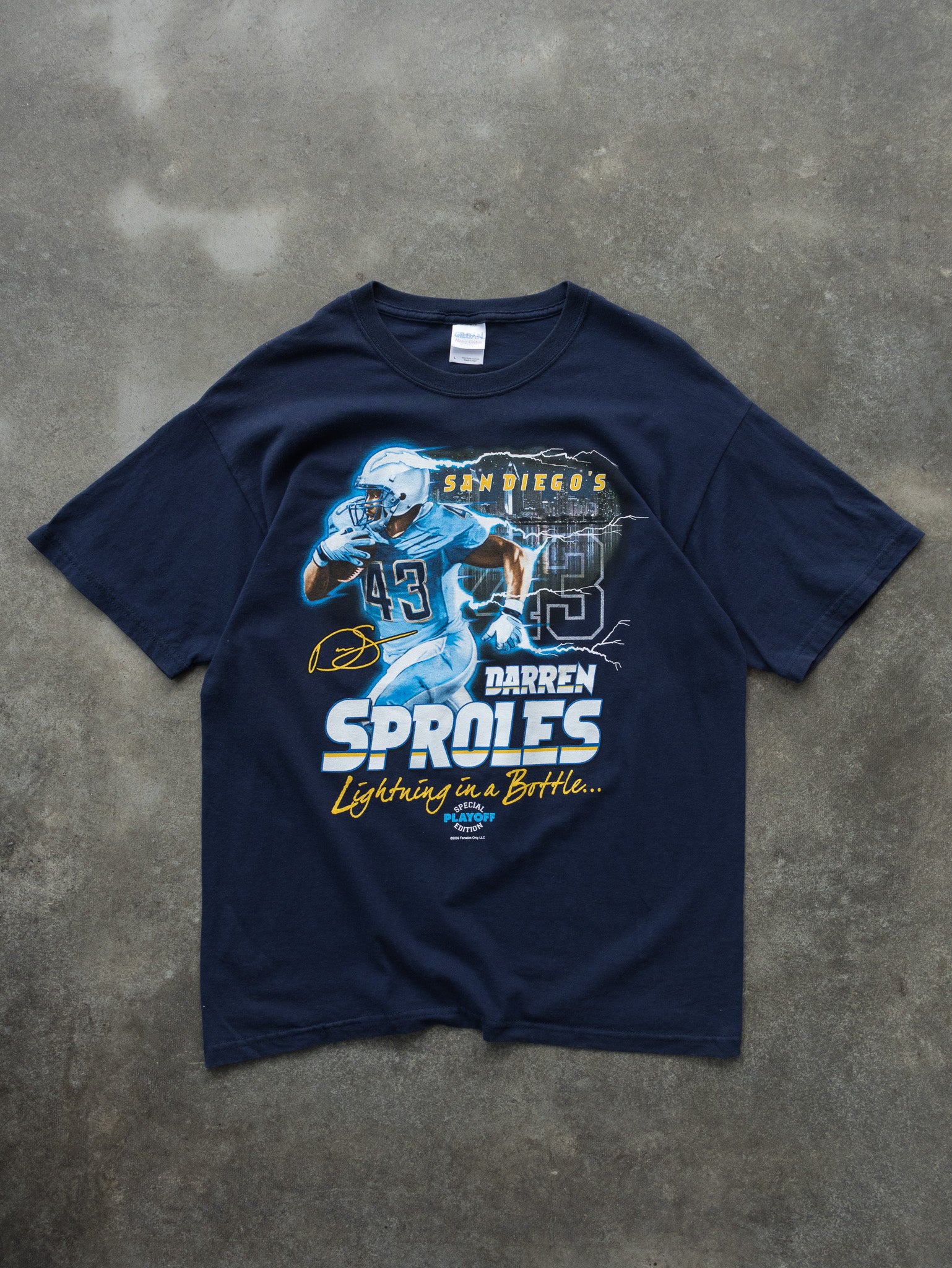 Vintage 2009 San Diego Chargers Darren Sproles Tee (L)