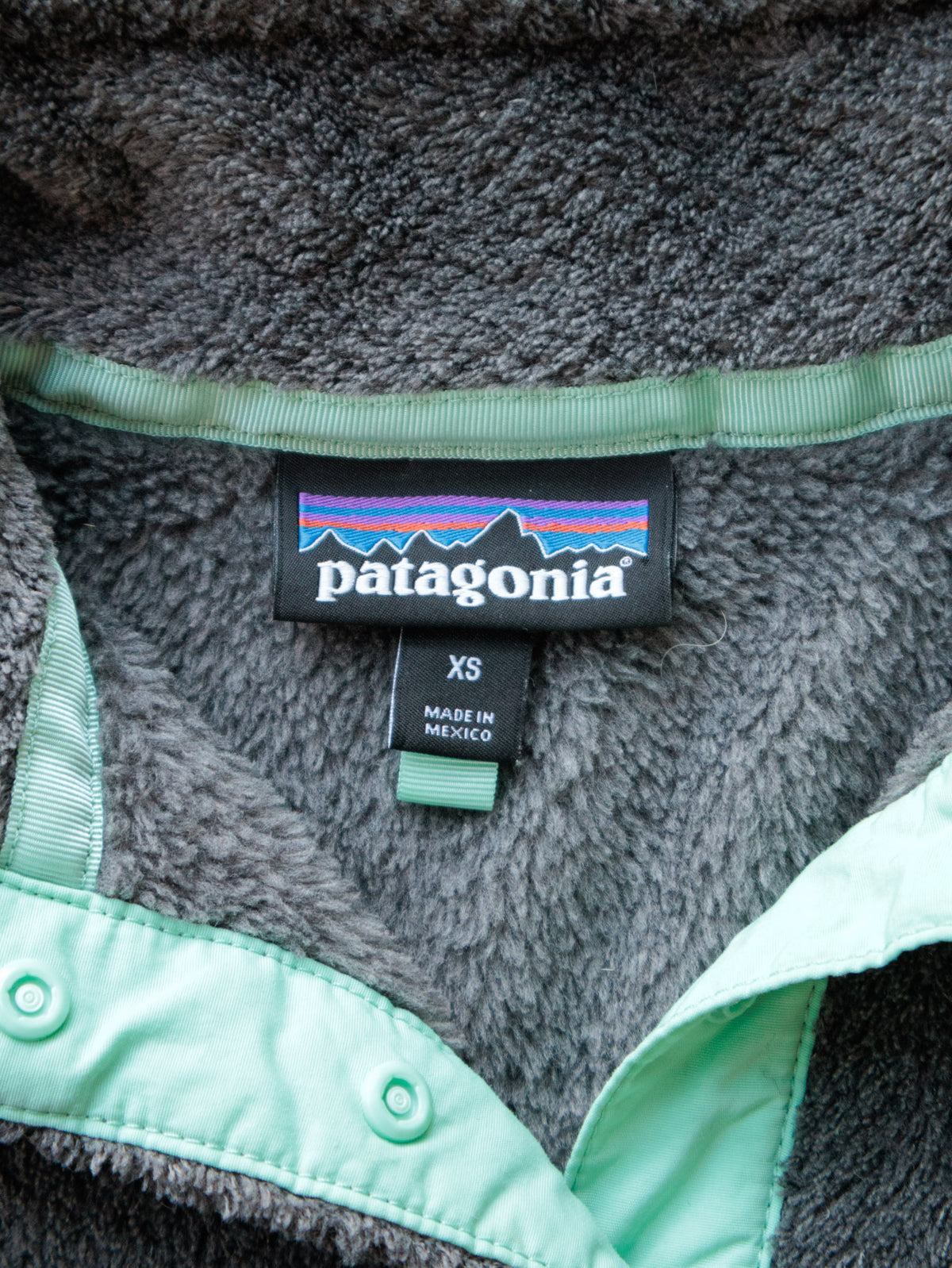 Grey Patagonia Fleece Quarter Zip (XS)