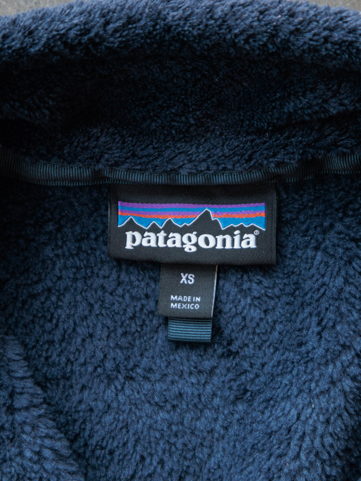 Navy Patagonia Fleece Sweatshirt (XS)