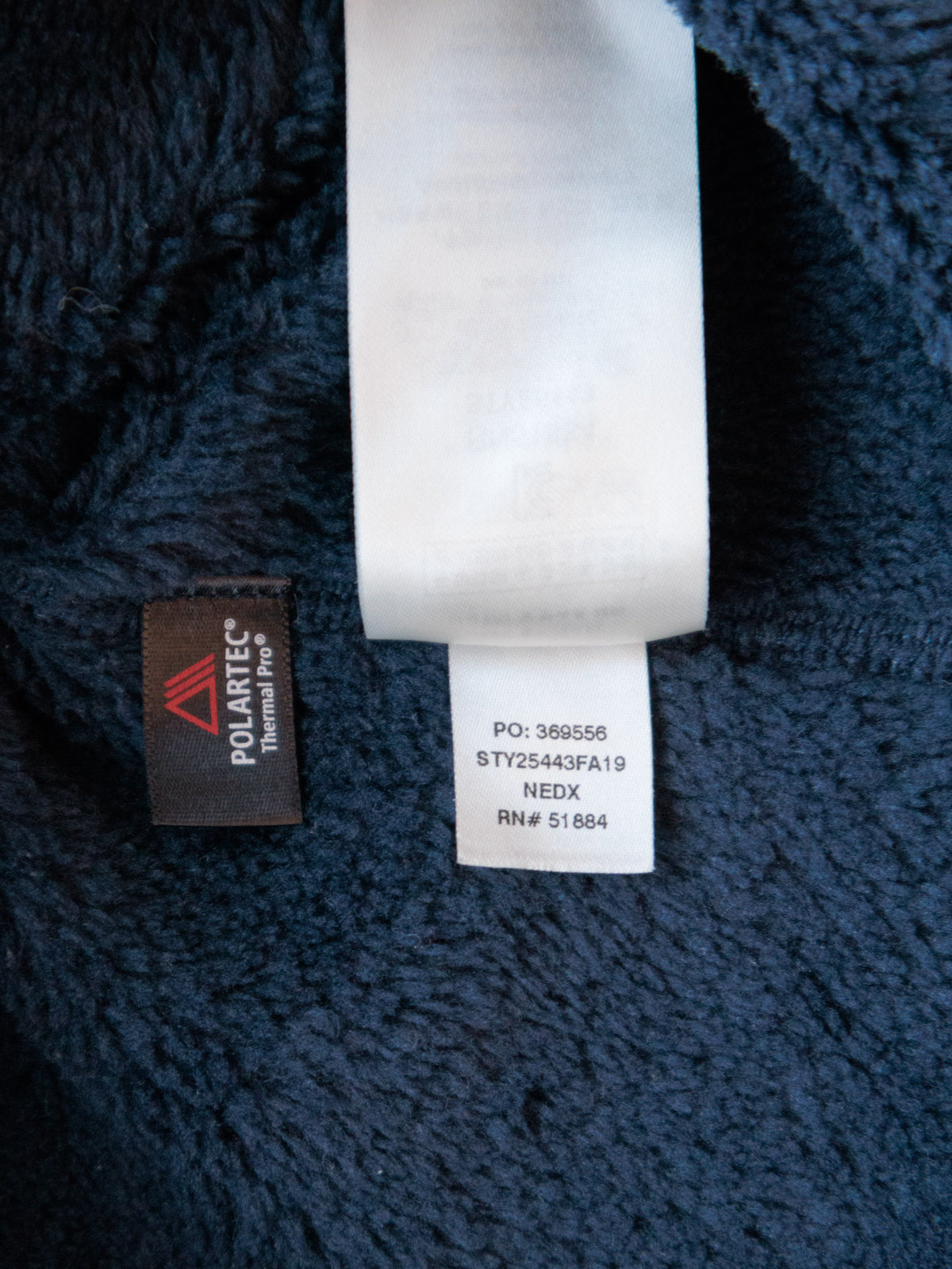 Navy Patagonia Fleece Sweatshirt (XS)