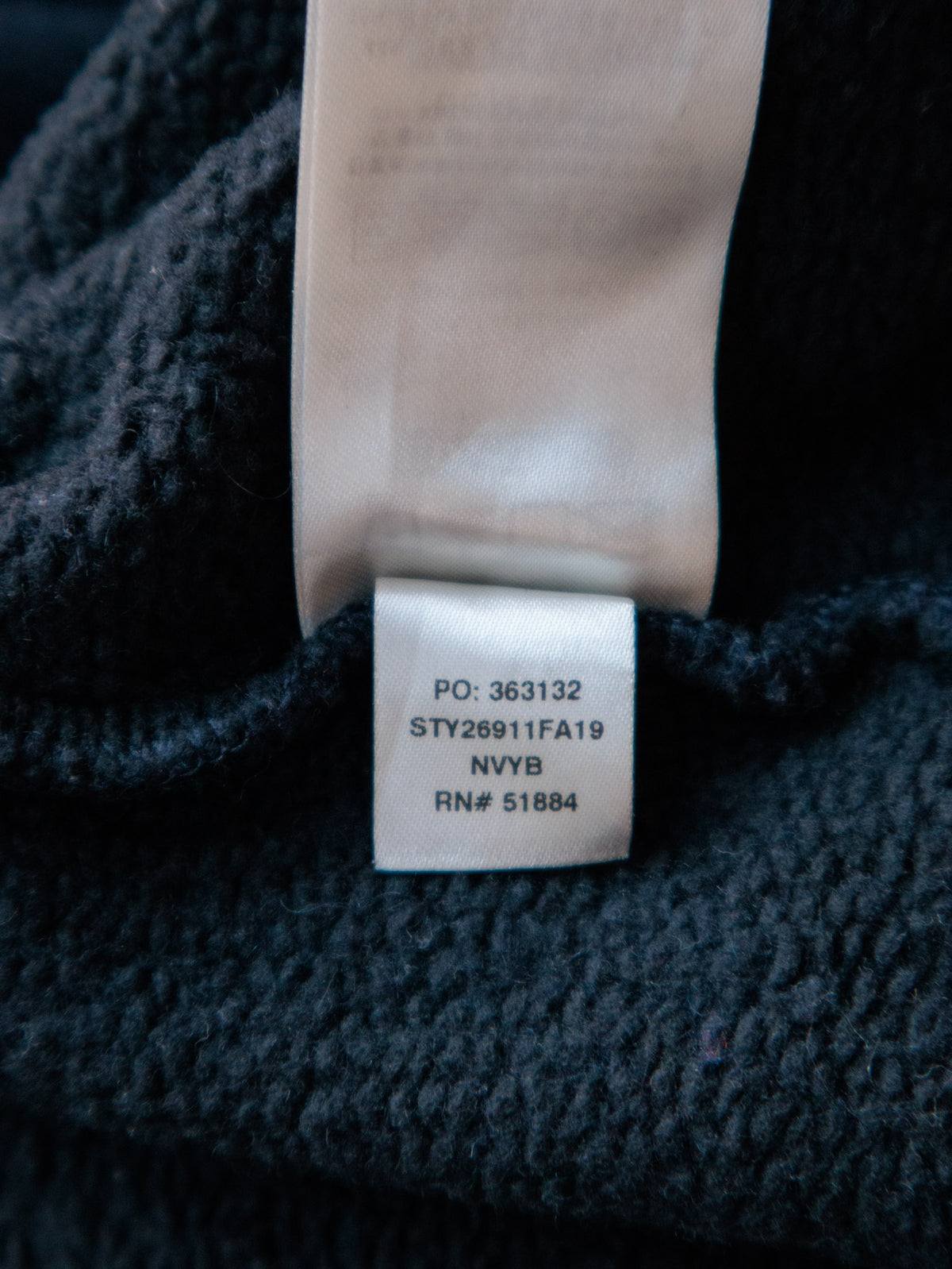 Navy Patagonia Fleece Quarter Zip (XS)
