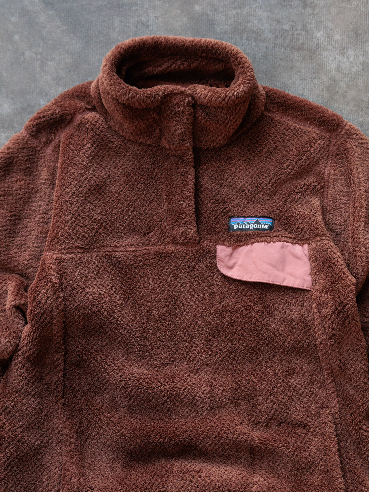 Brown Patagonia Fleece Quarter Zip (XS)