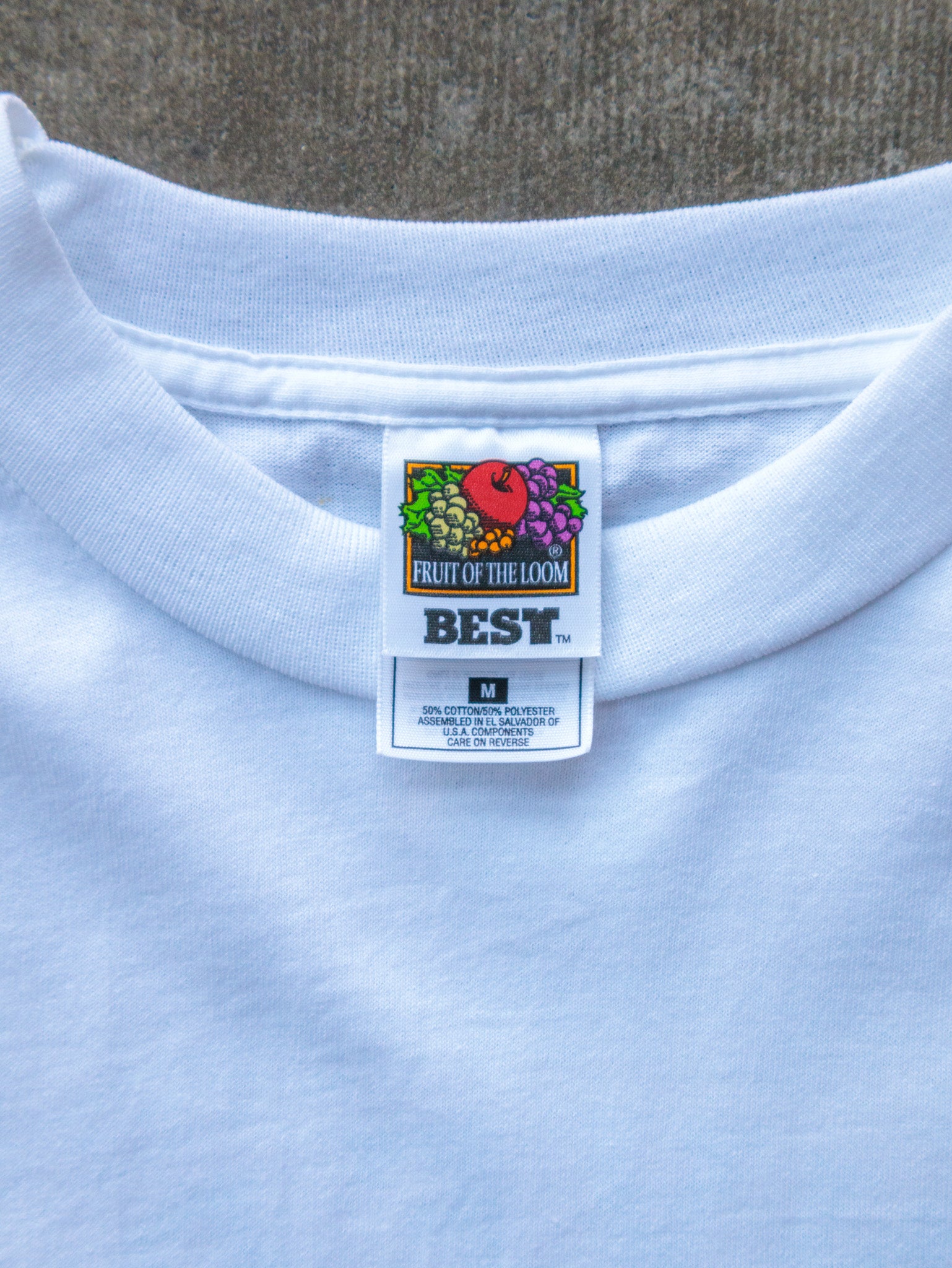 Vintage 90s White Converse Tee (M)