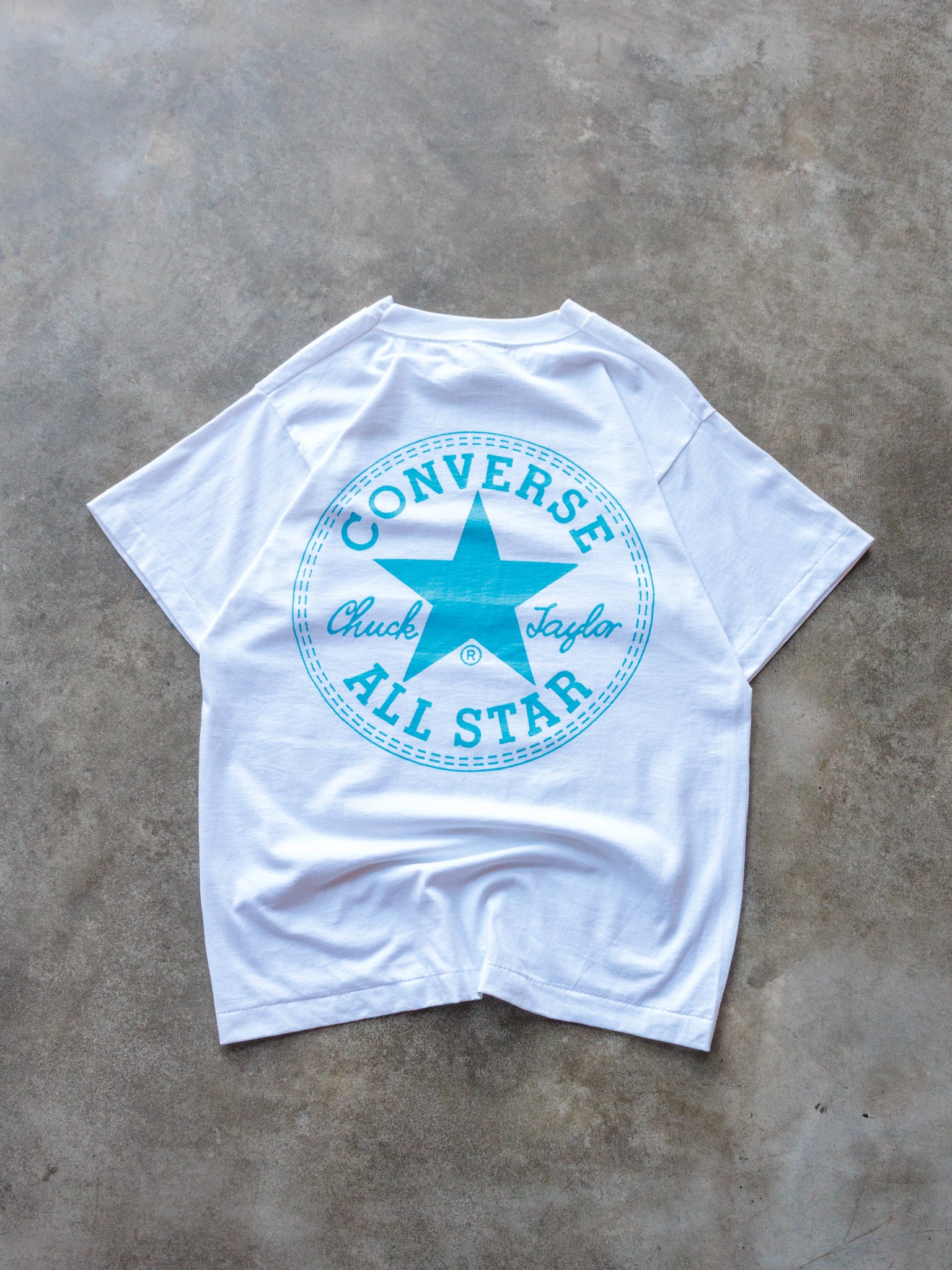 Vintage 90s White Converse Tee (M)