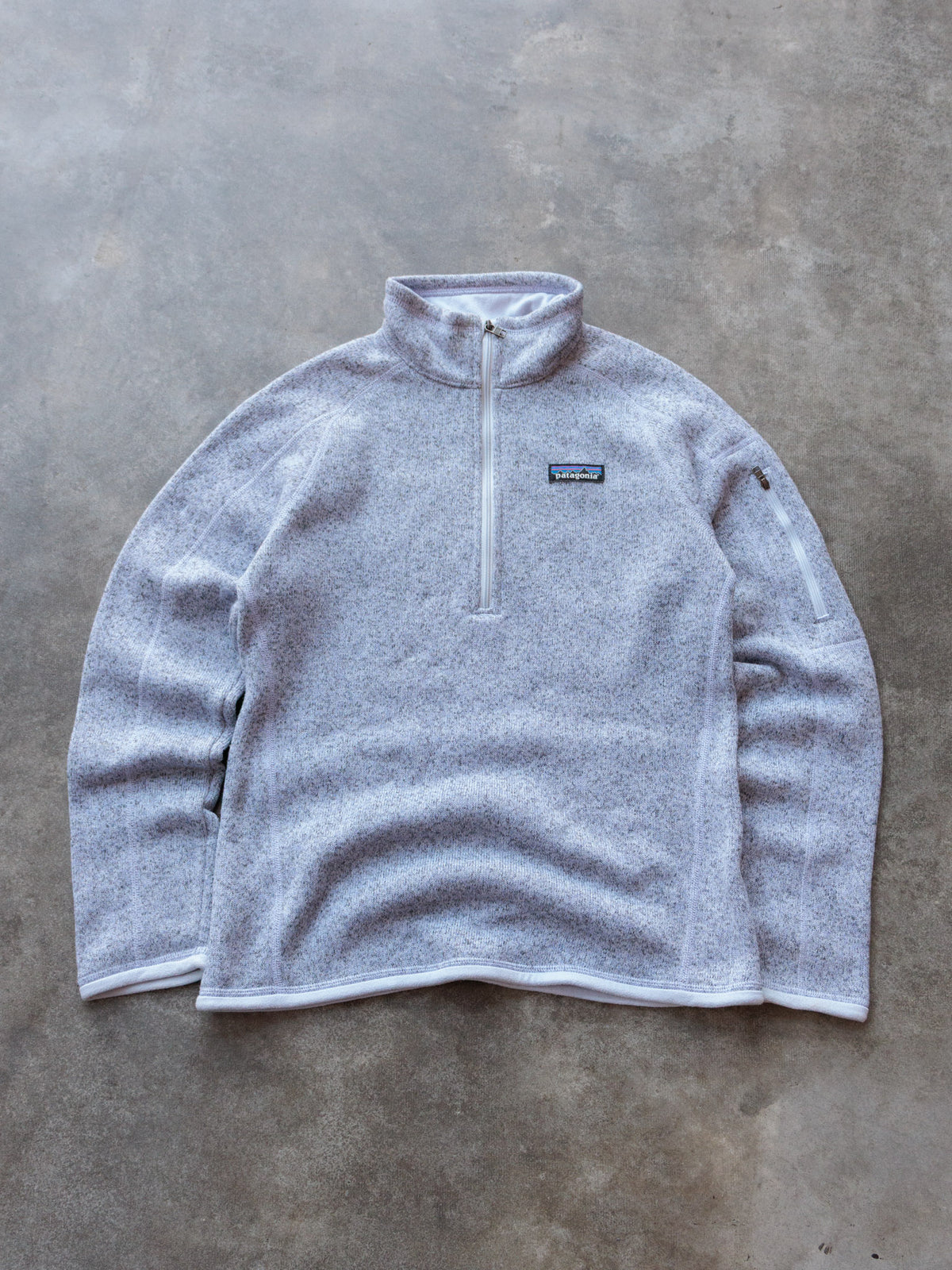 Vintage Grey Patagonia Fleece Quarter Zip (S)