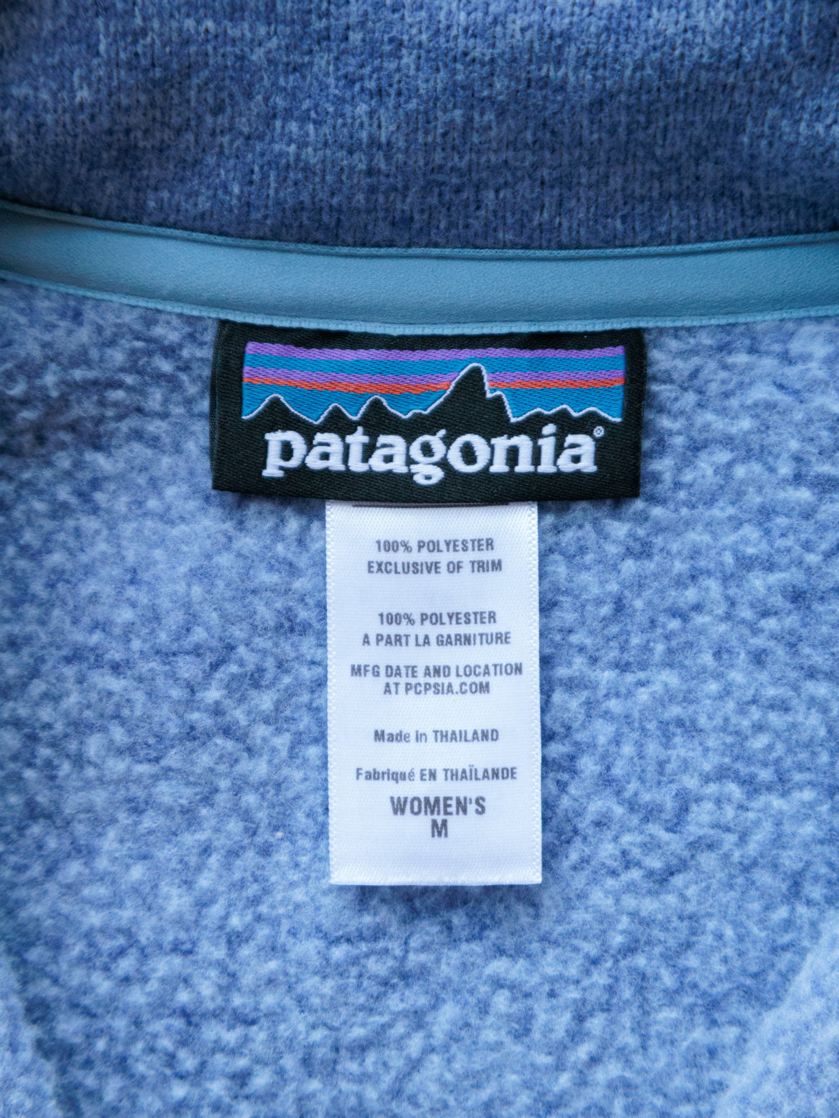 Vintage Blue Patagonia Fleece Jacket (Women's M)