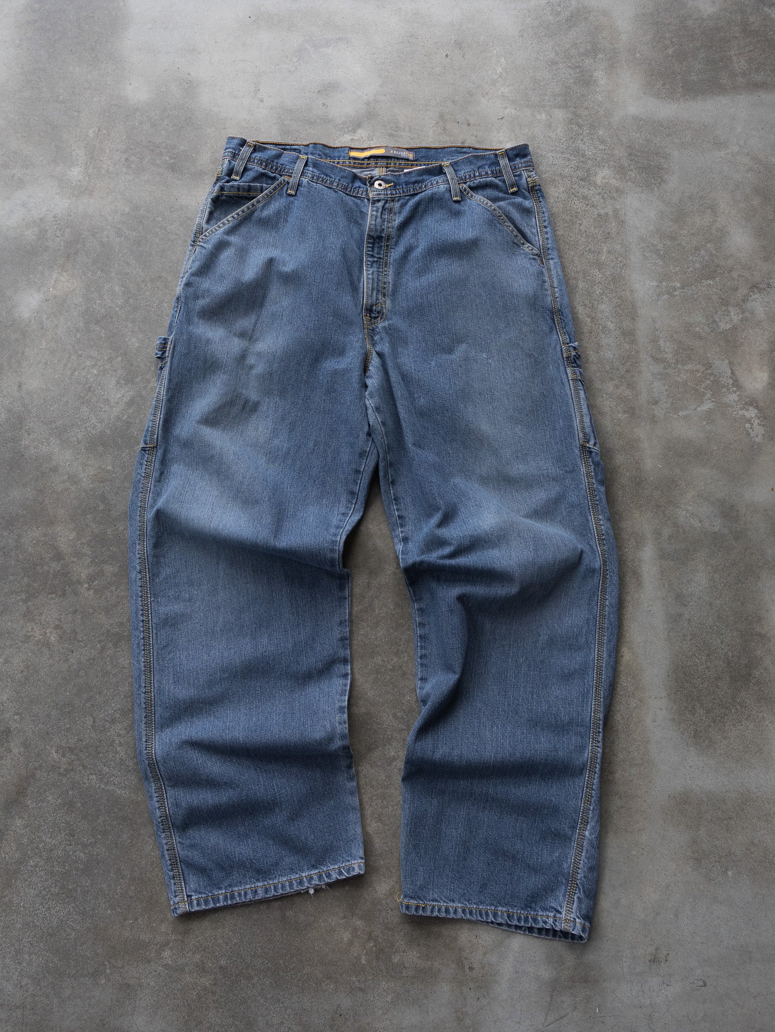 Vintage Blue Levi’s Silvertab Carpenter Jeans (W36)