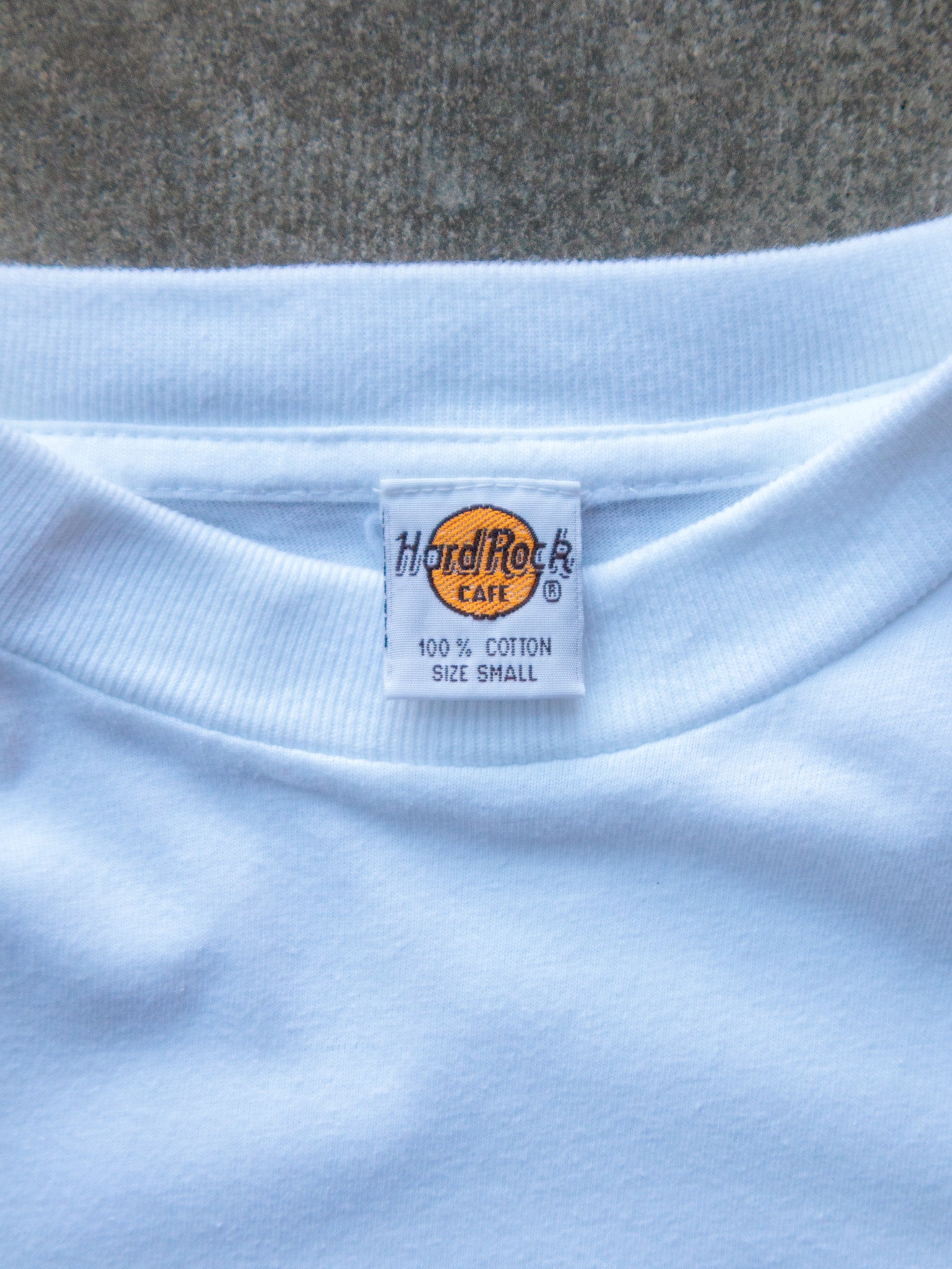 Vintage 90s White Hard Rock Cafe Tee (S)