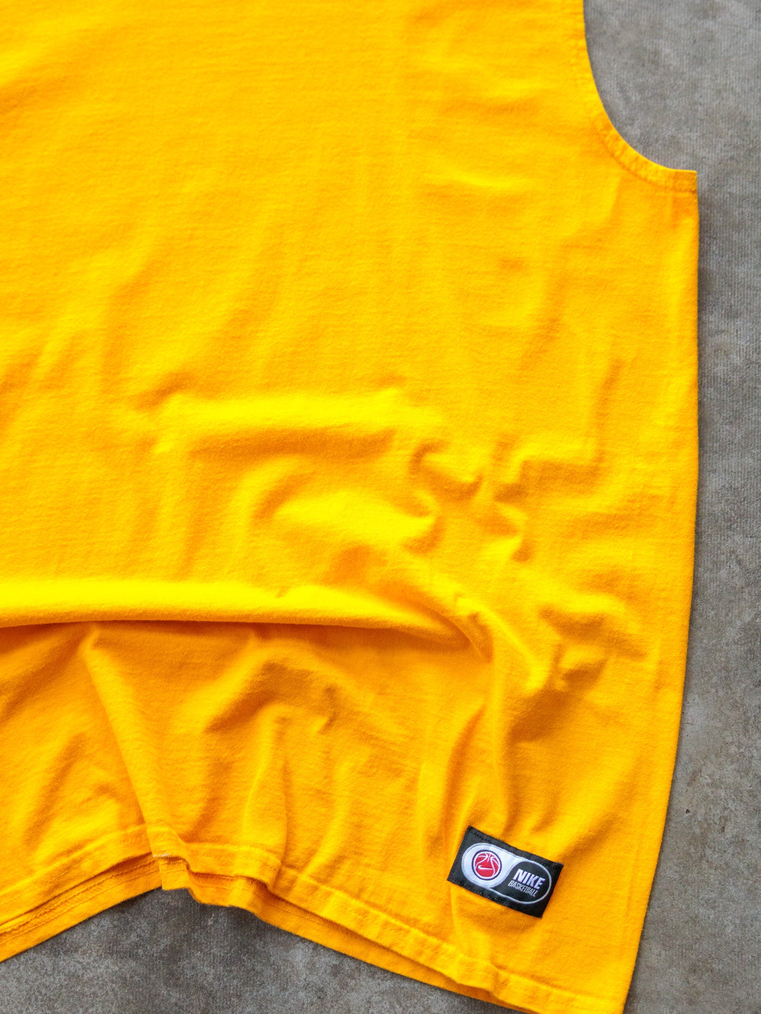 Vintage 00s Yellow Nike Tank Top (XL)